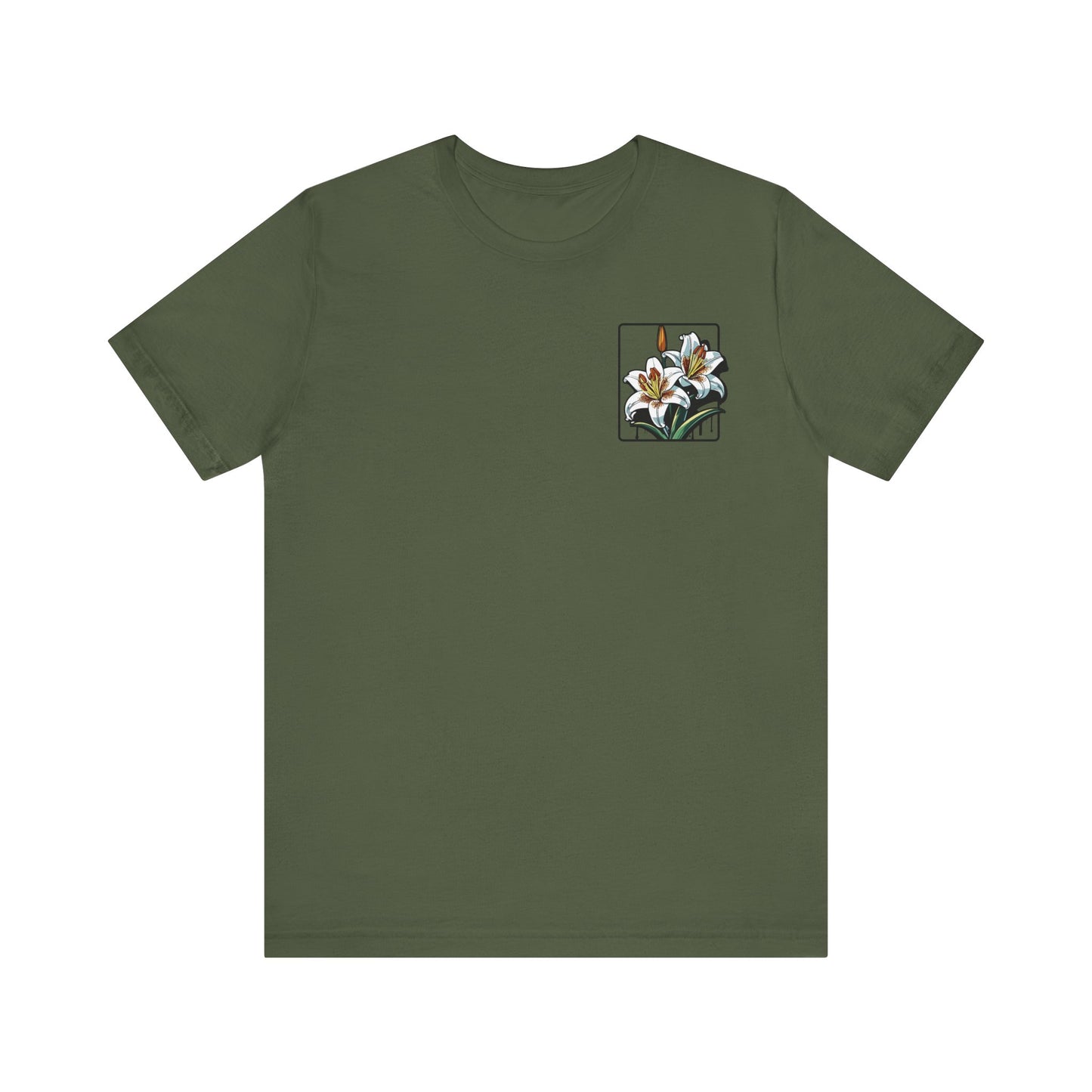 Floral Unisex T-Shirt – 'Lily' Design for Nature Lovers