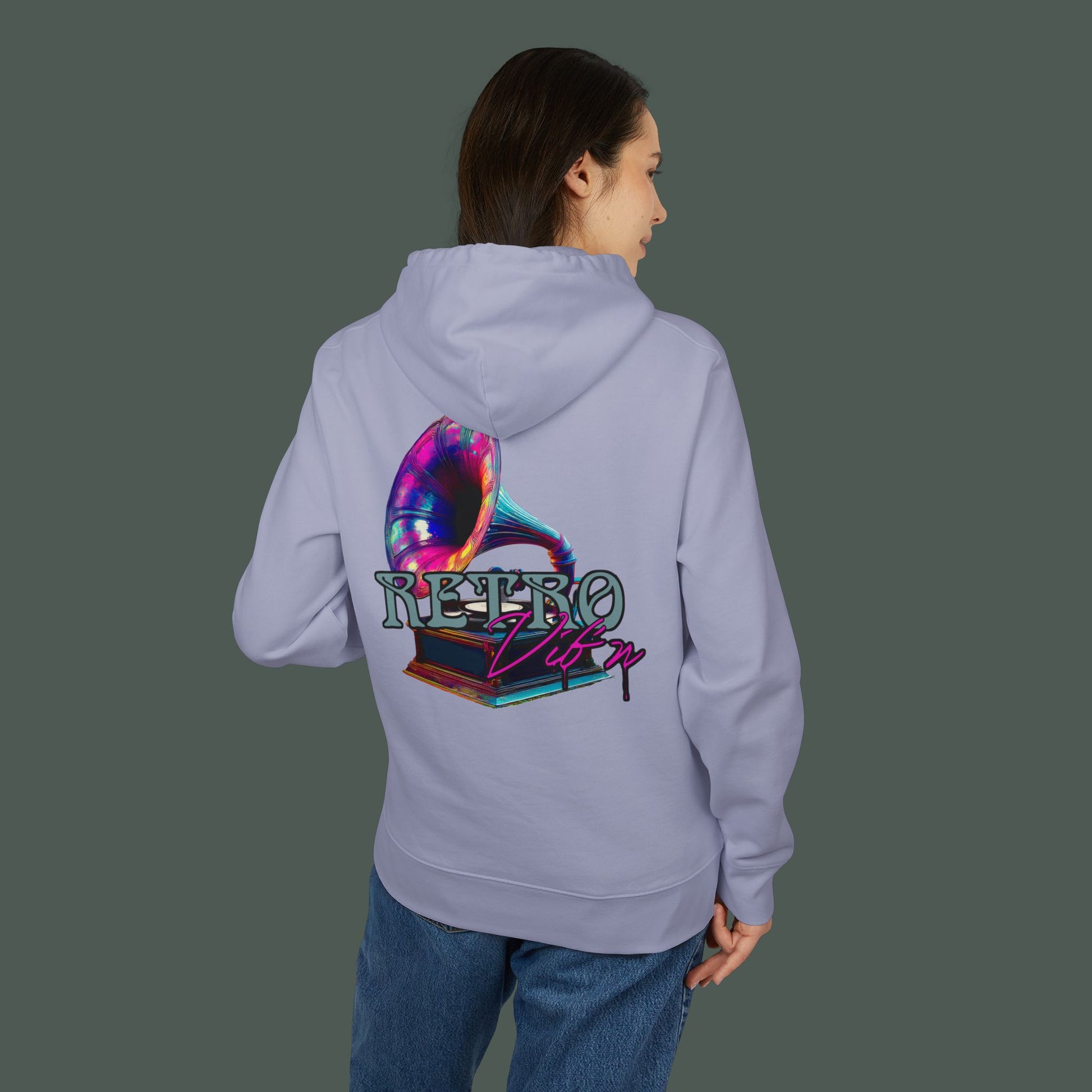 Retro Style Unisex Hoodie, Cozy Streetwear, Perfect for Gifting, Casual Wear, Music Lovers, Cool Vibes