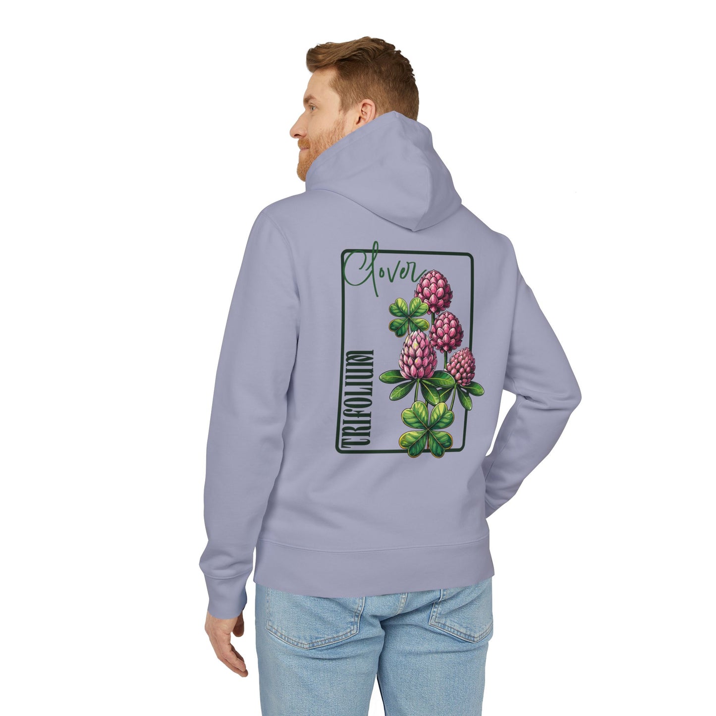 Floral Clover Design Hoodie for Nature Lovers "Clover"
