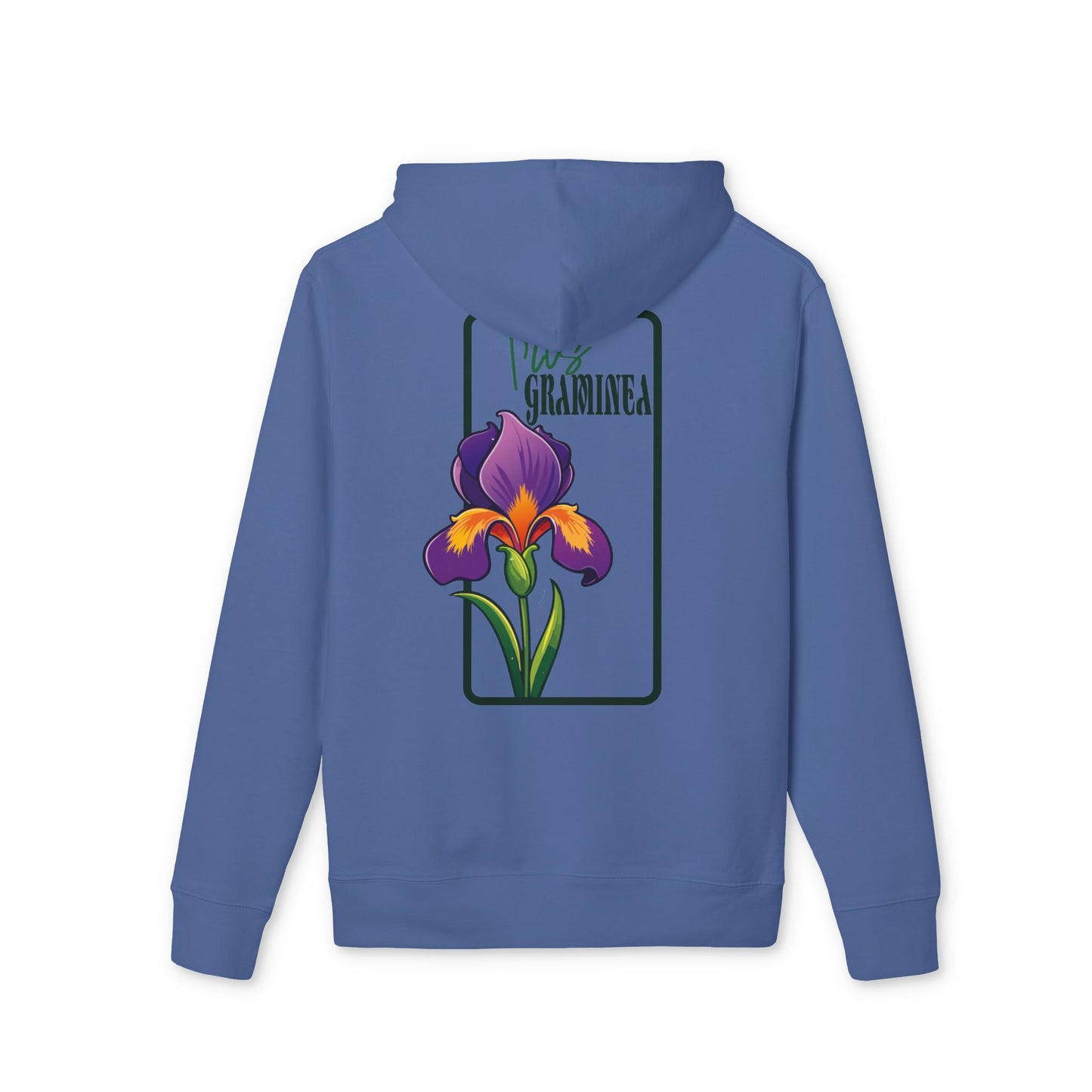 Floral Graphic Unisex Hoodie - Perfect for Spring Celebrations "Iris"