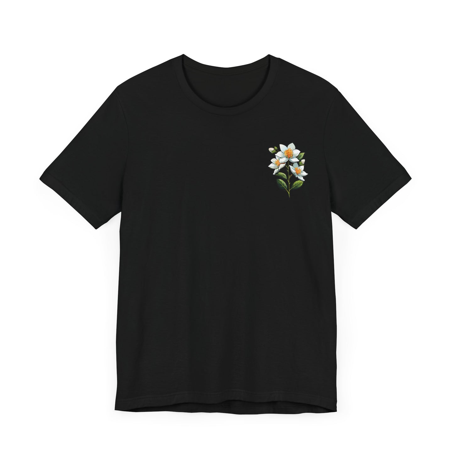 Floral Unisex Jersey Tee - 'La Spirituellement Officielle' Design