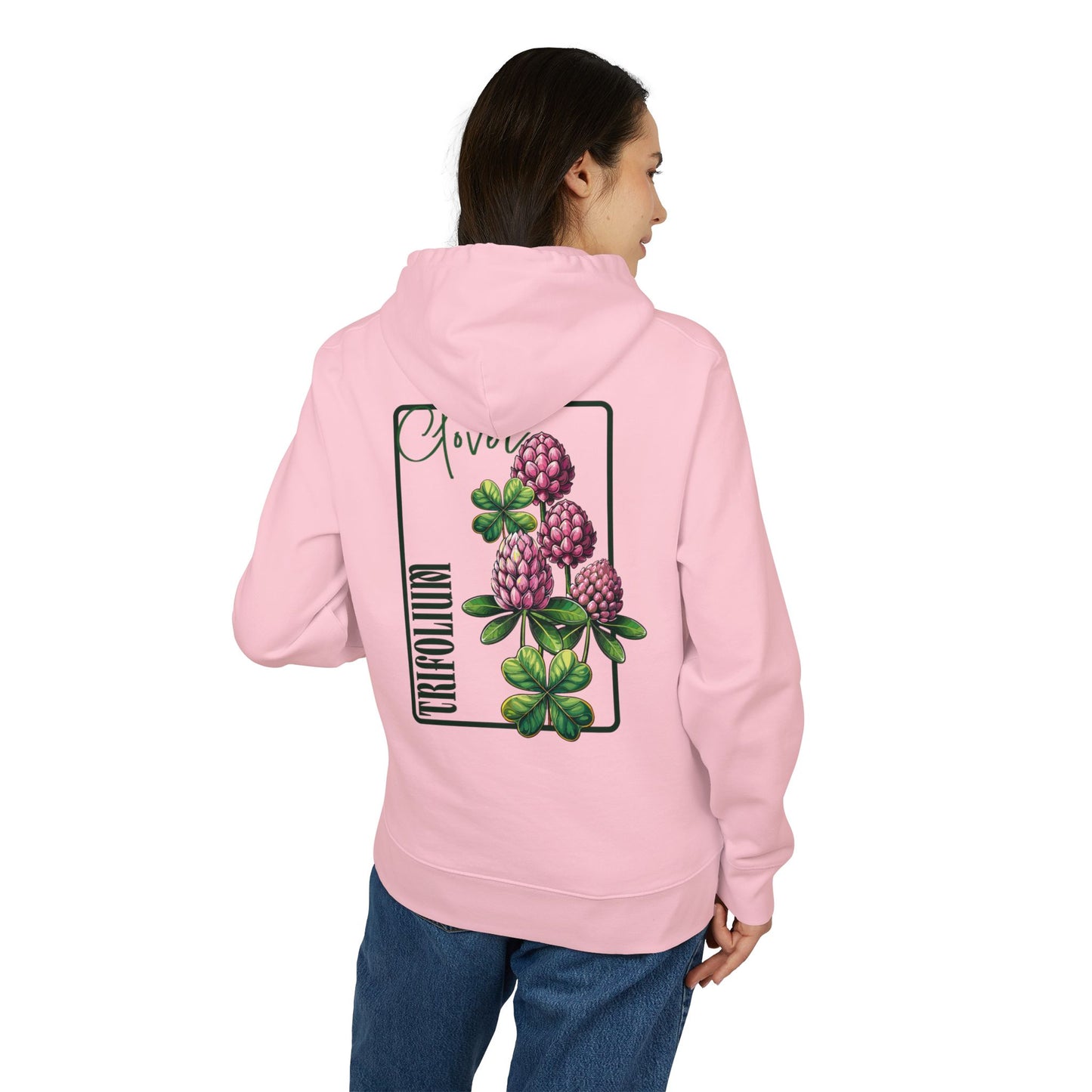 Floral Clover Design Hoodie for Nature Lovers "Clover"