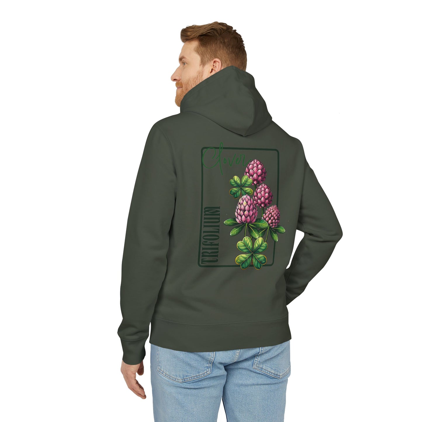 Floral Clover Design Hoodie for Nature Lovers "Clover"