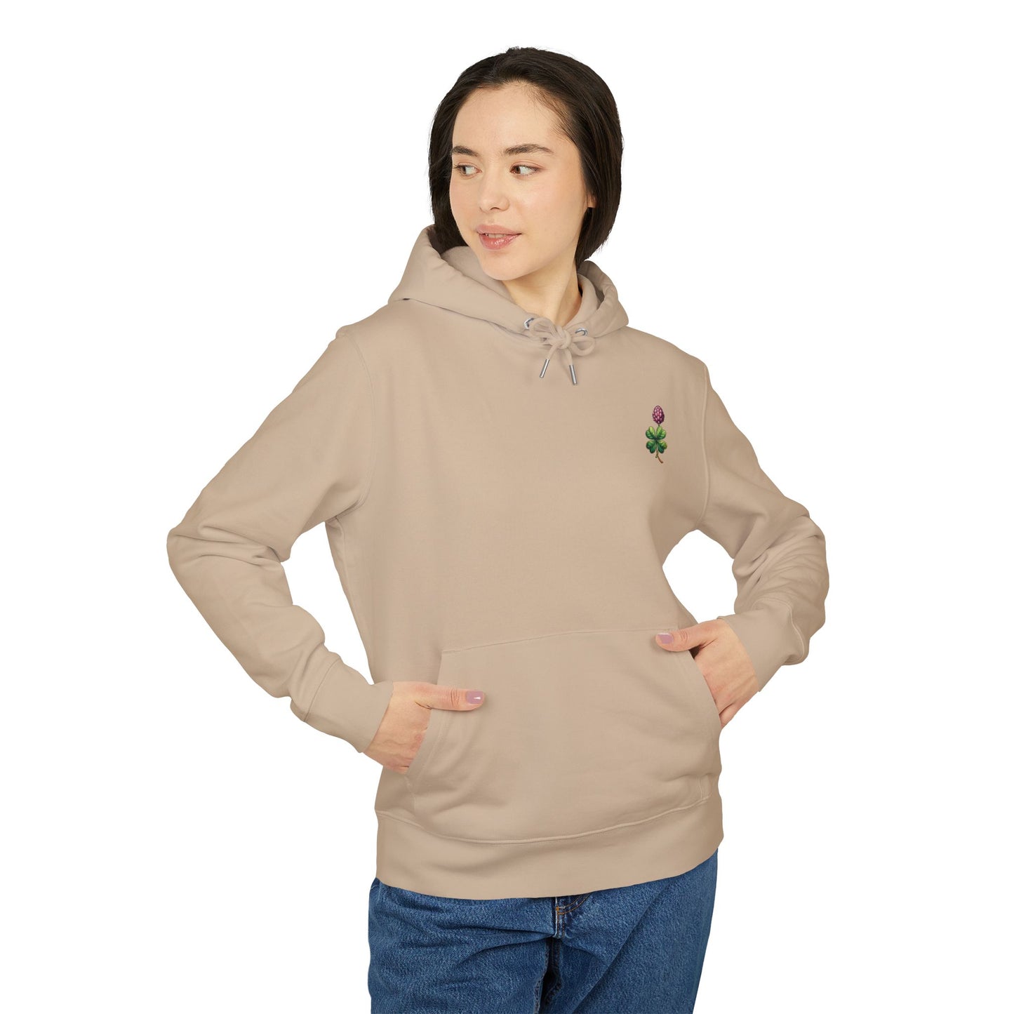 Floral Clover Design Hoodie for Nature Lovers "Clover"