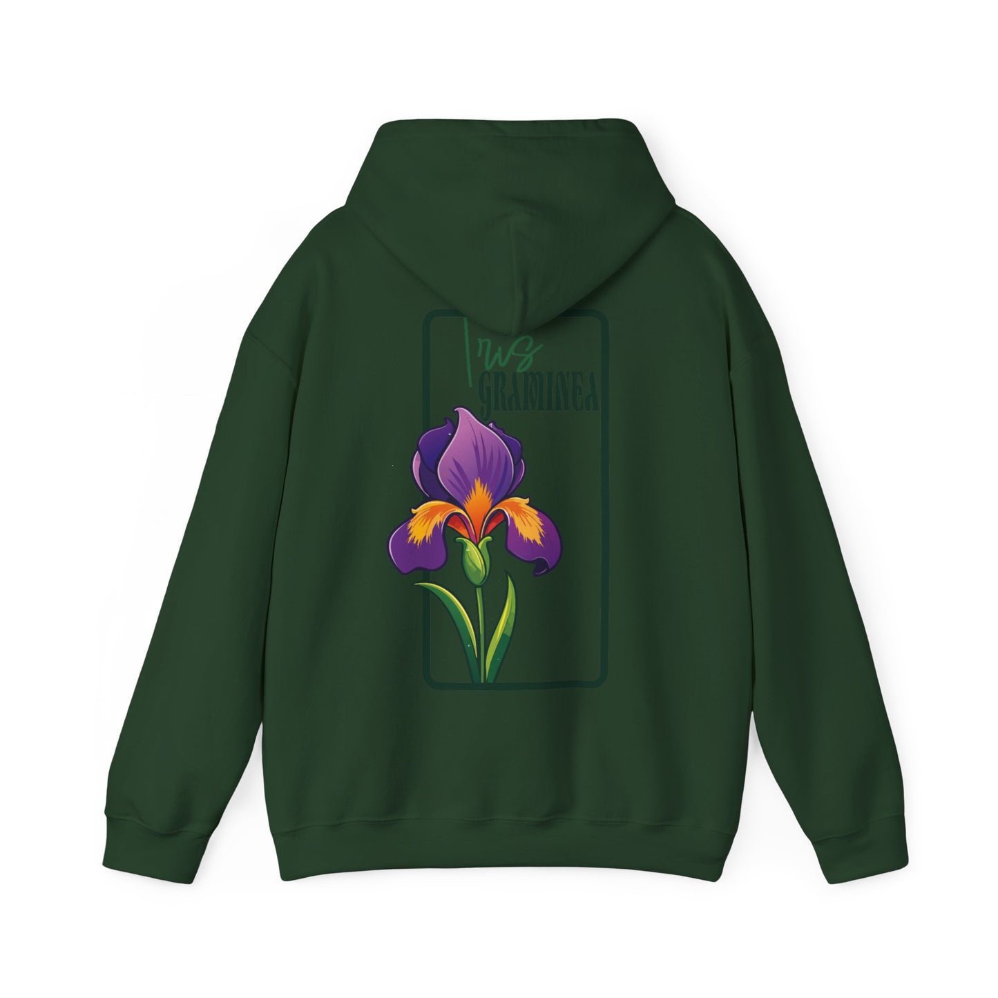 Floral Graphic Unisex Hoodie - 'Not Guaranteed' Iris Design
