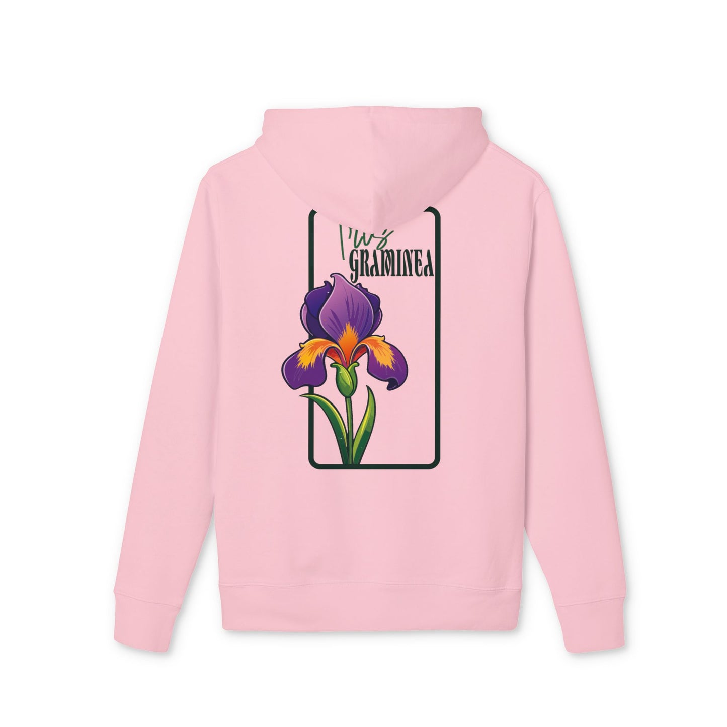 Floral Graphic Unisex Hoodie - Perfect for Spring Celebrations "Iris"