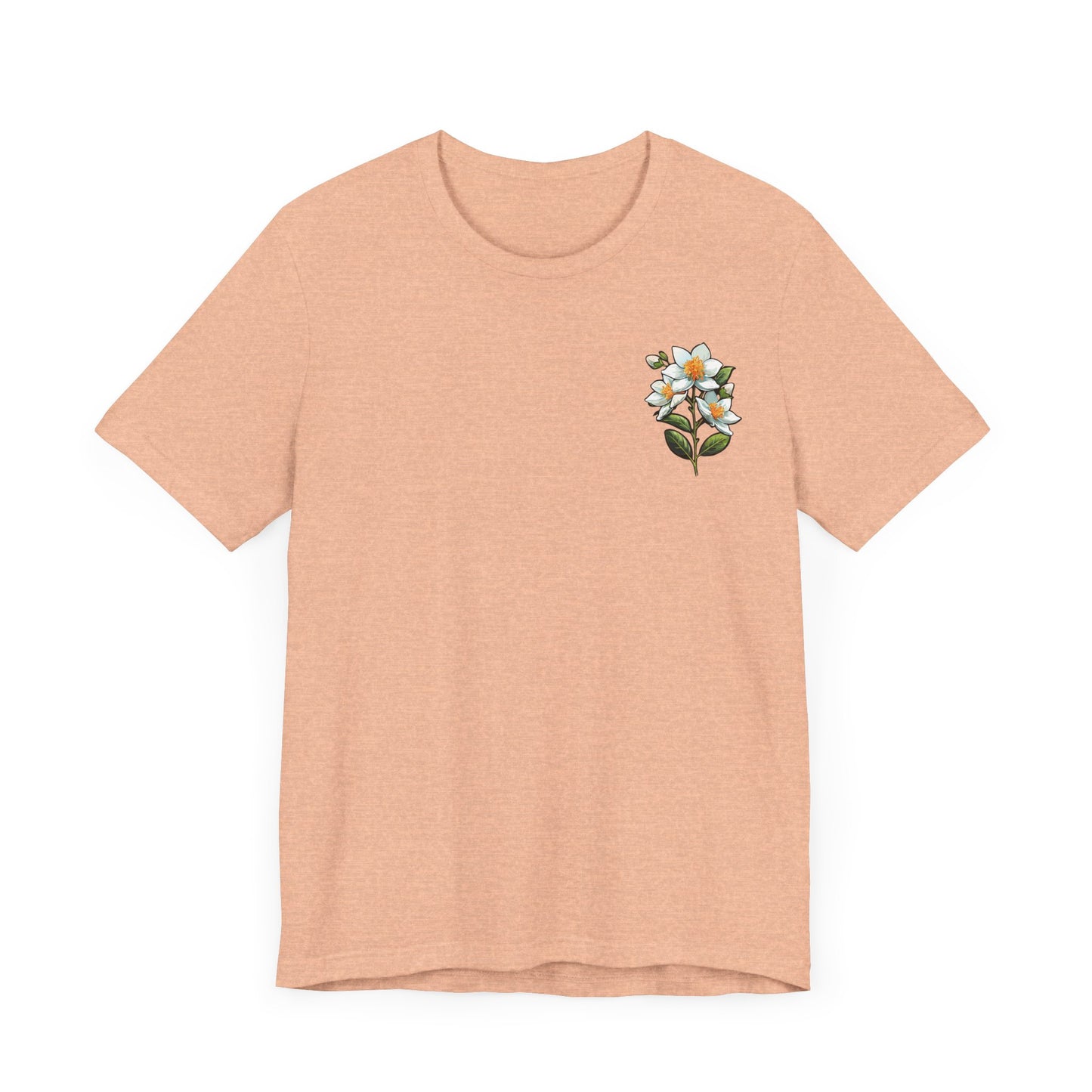 Floral Unisex Jersey Tee - 'La Spirituellement Officielle' Design