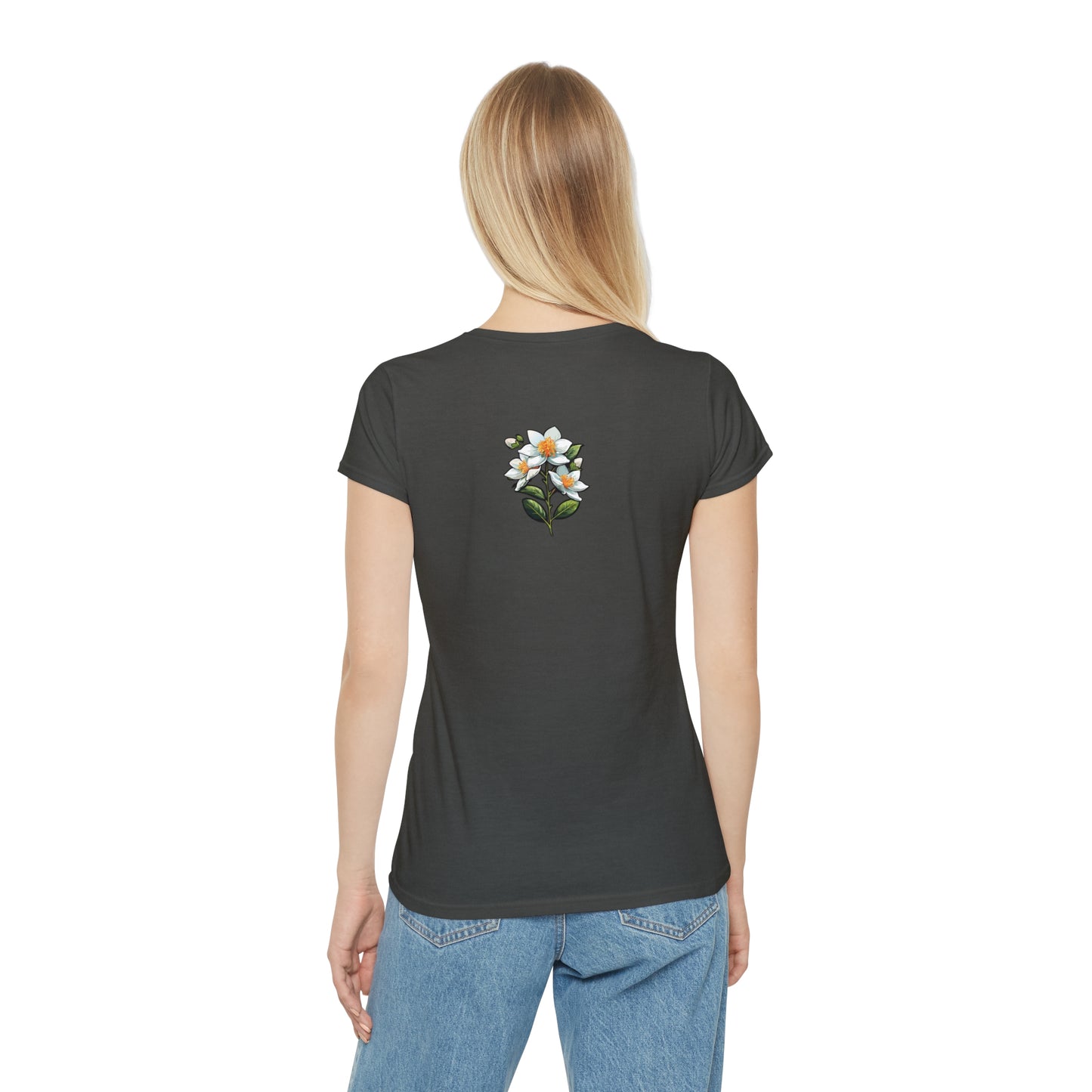 Floral Women's Iconic T-Shirt - Elegant Floral Design for Everyday Wear