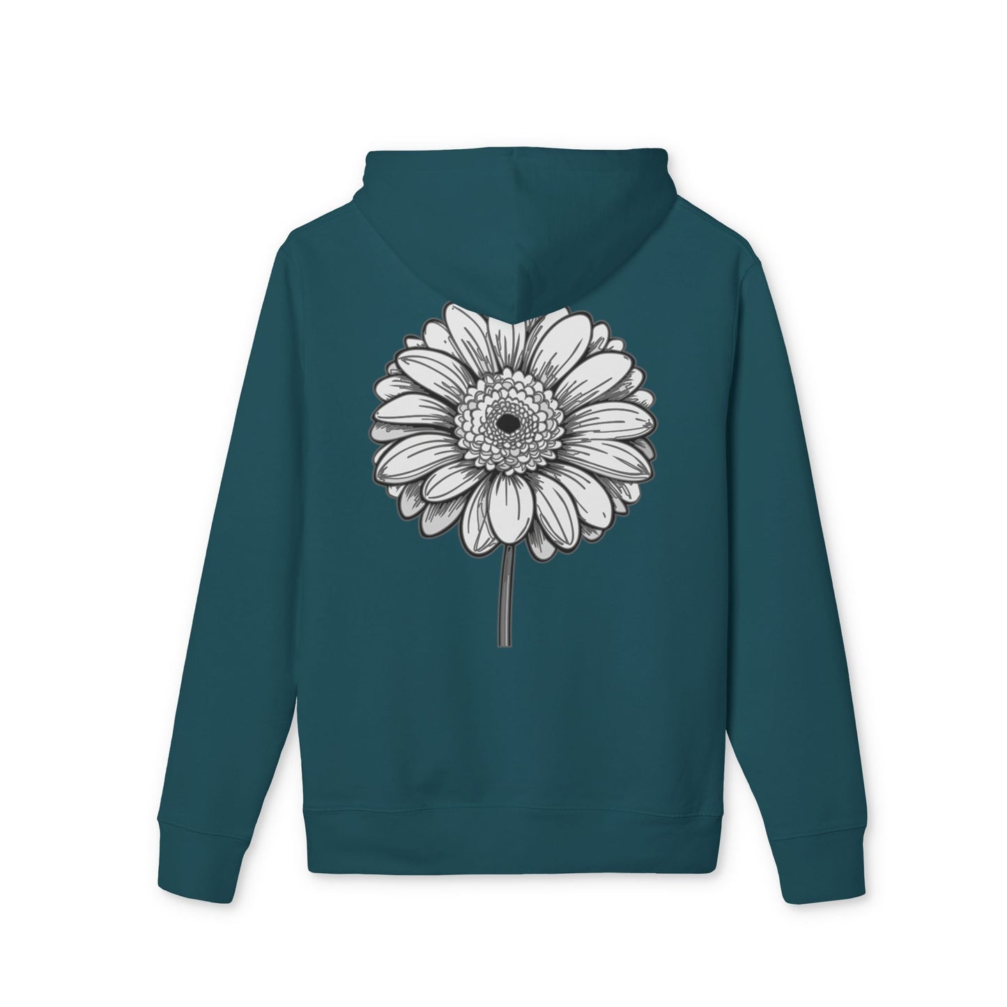 Groovy Flower Design Unisex Hoodie – Heavy Blend™ Sweatshirt for Casual Vibes