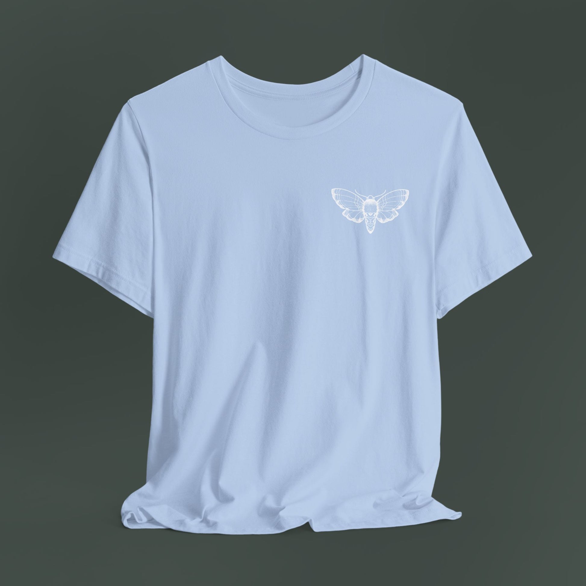 Artistic Moth Graphic Tee, Casual Unisex T-Shirt for Nature Lovers, Unique Gift for Birthdays, Festivals, and Everyday Wear