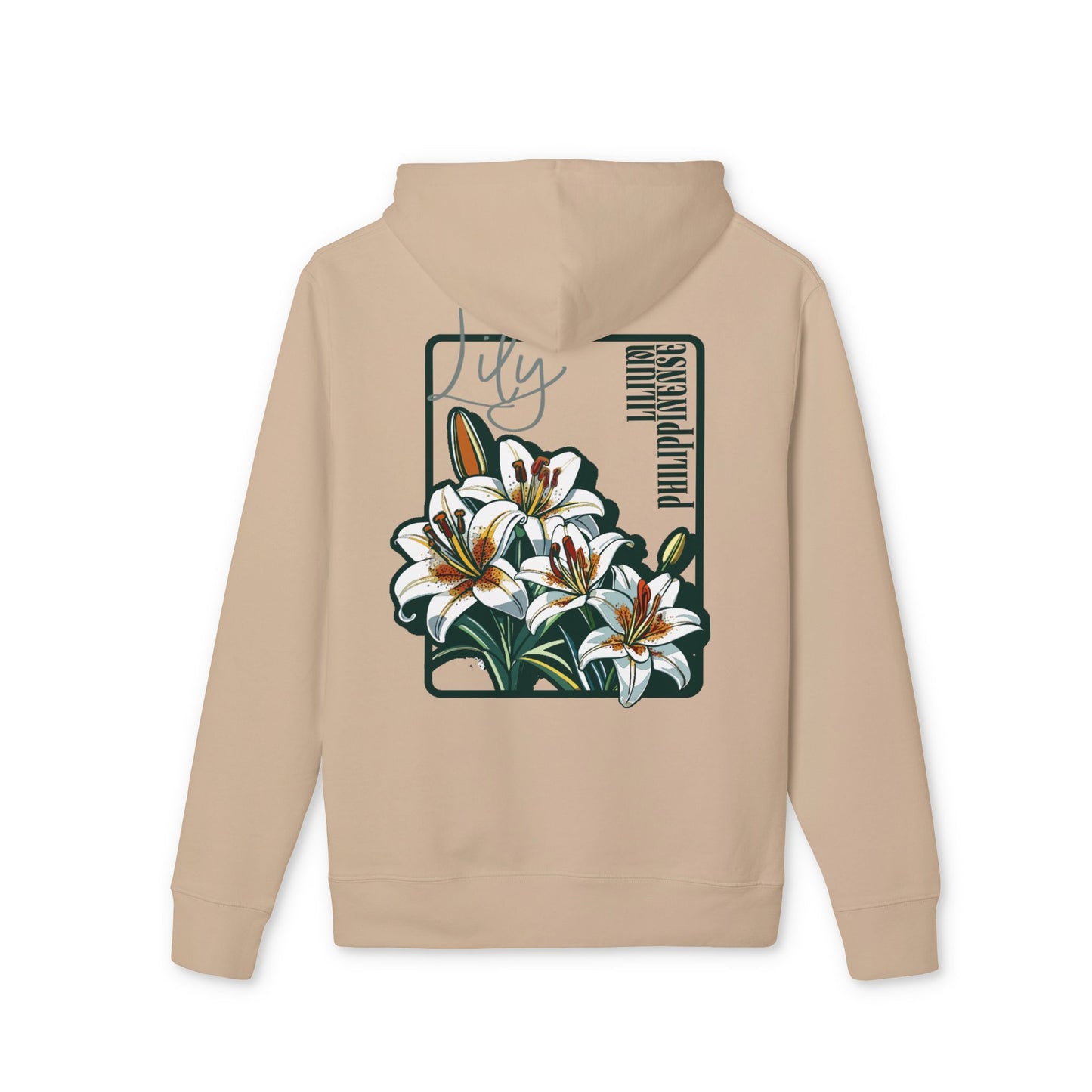 Floral Unisex Hoodie - Striking Lily Design for Nature Lovers "Lily"