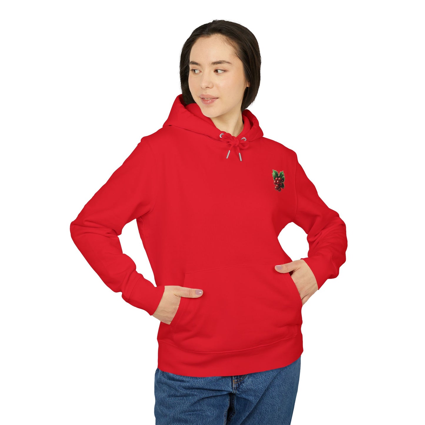 Holiday Holly Hooded Sweatshirt - Unisex Christmas Apparel