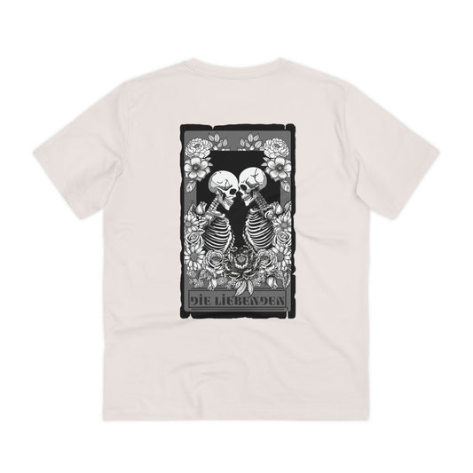 Organic Creator T-Shirt - Unisex with Skeleton Design, Perfect for Art Lovers & Halloween
