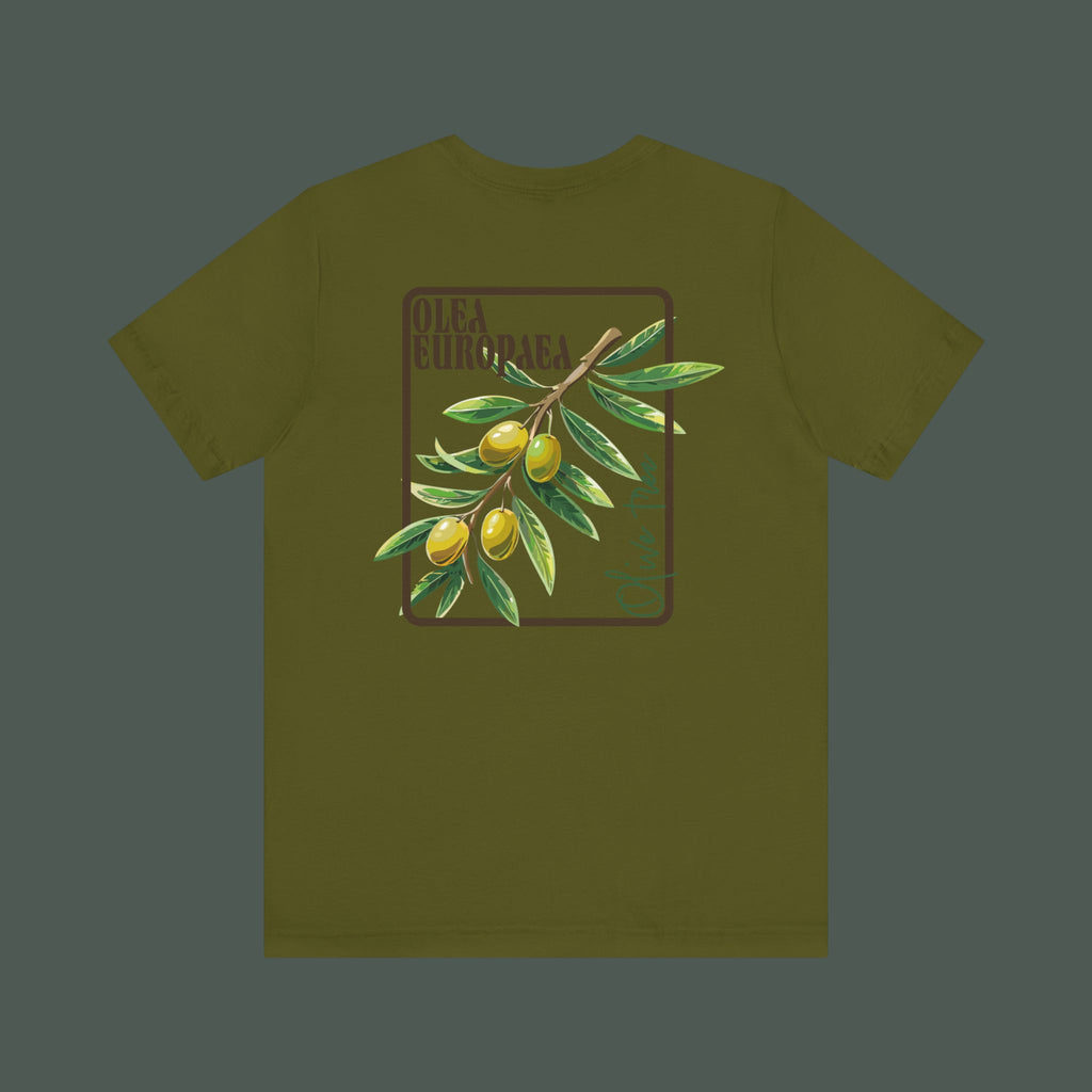Olive Branch Graphic Tee - Nature Inspired Unisex Shirt, Summer Fashion, Gift for Gardening Lovers, Eco-Friendly Apparel, Casual Wear