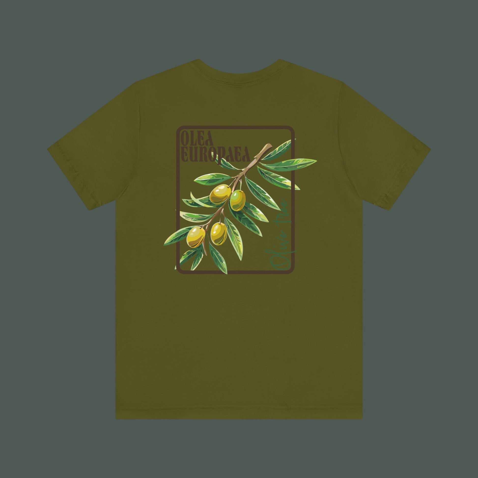 Olive Branch Graphic Tee - Nature Inspired Unisex Shirt, Summer Fashion, Gift for Gardening Lovers, Eco-Friendly Apparel, Casual Wear