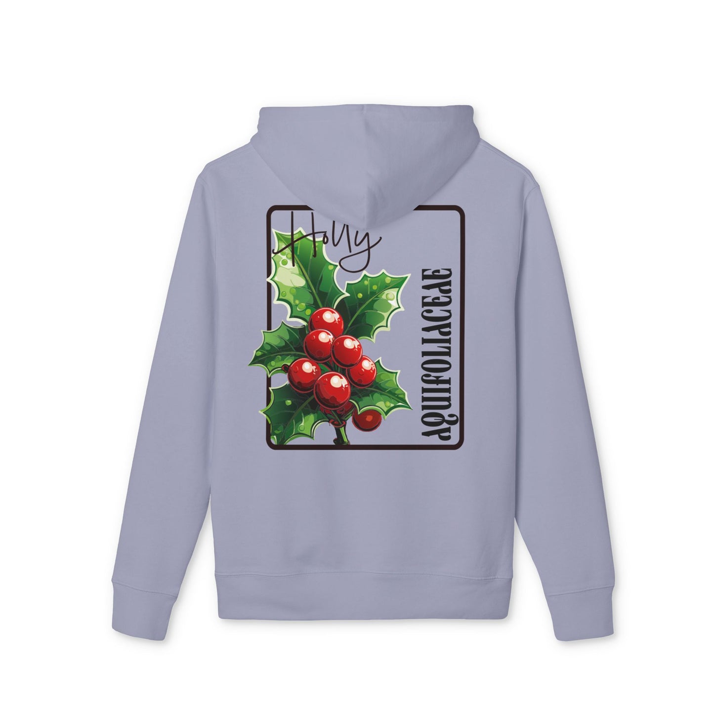 Holiday Holly Hooded Sweatshirt - Unisex Christmas Apparel