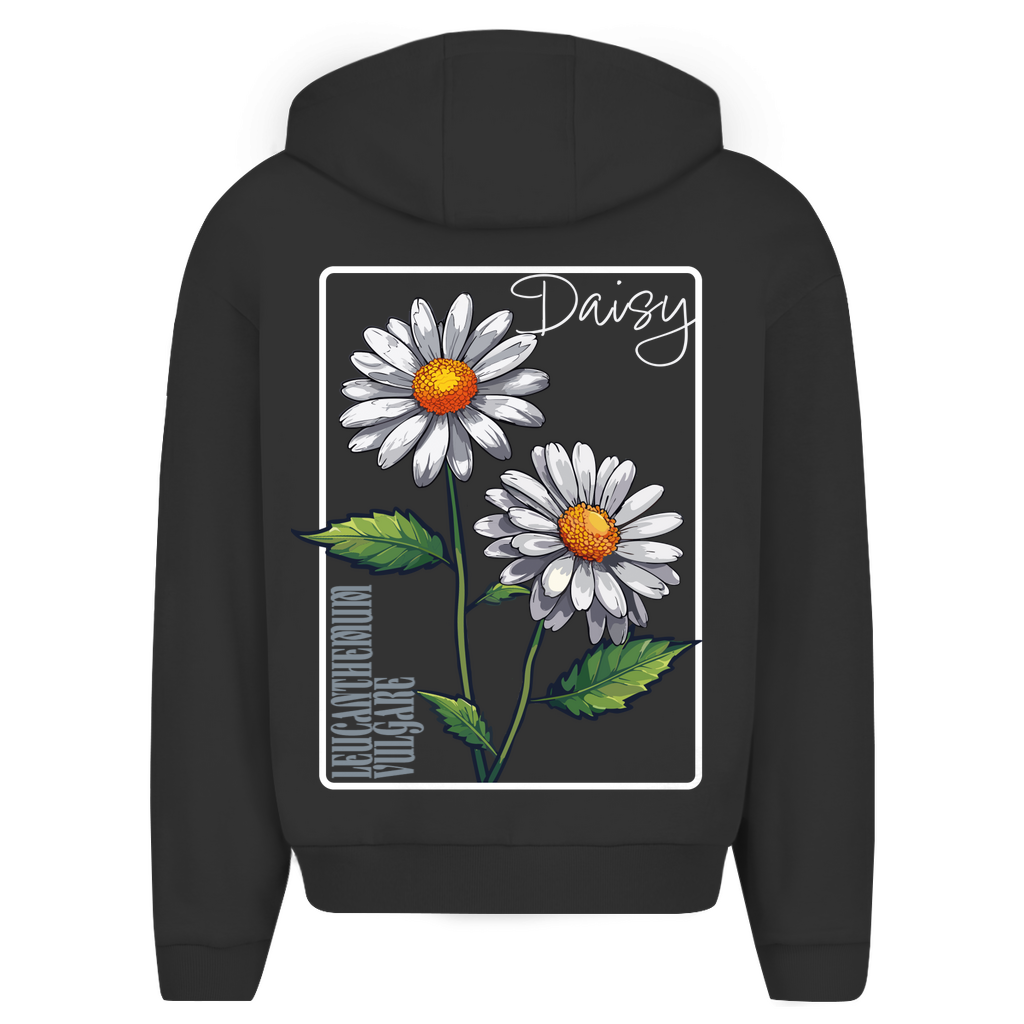 Herren Oversize Zipper Hoodie Daisy
