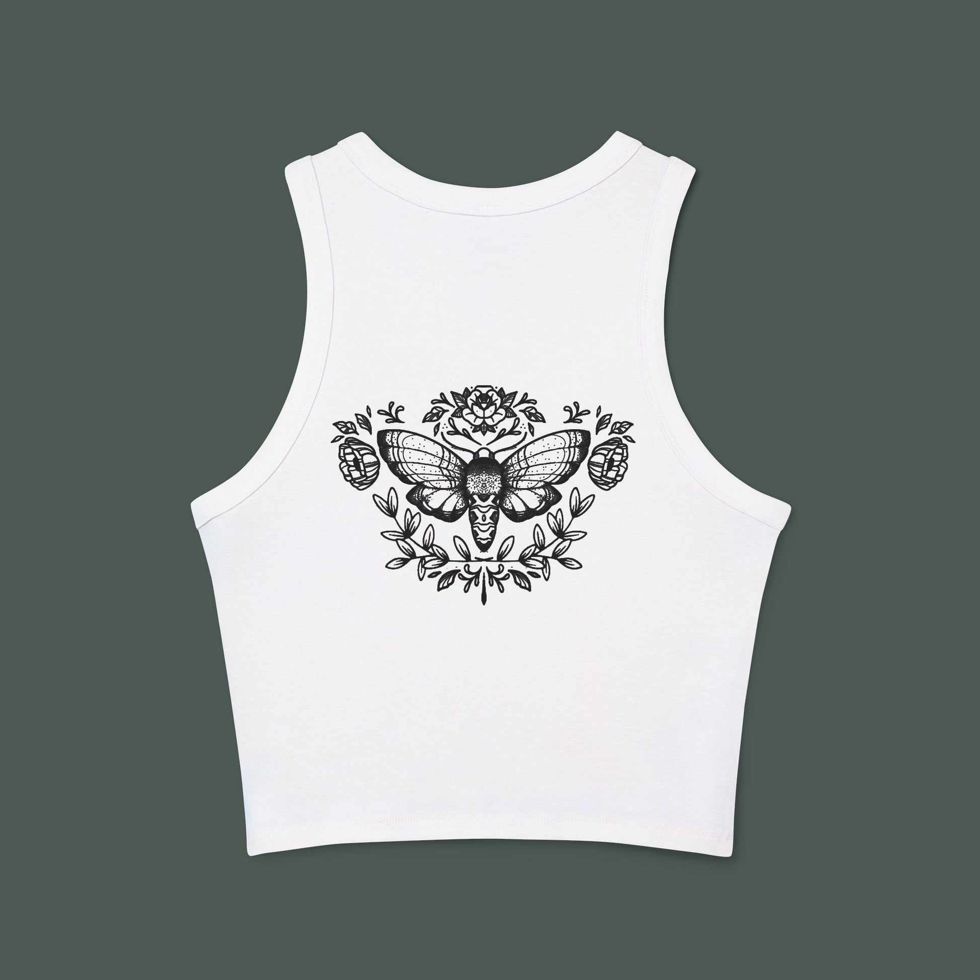 Women's Micro Rib Racer Tank Top, Summer Style, Casual Wear, Gift for Her, Eco-Friendly Fashion