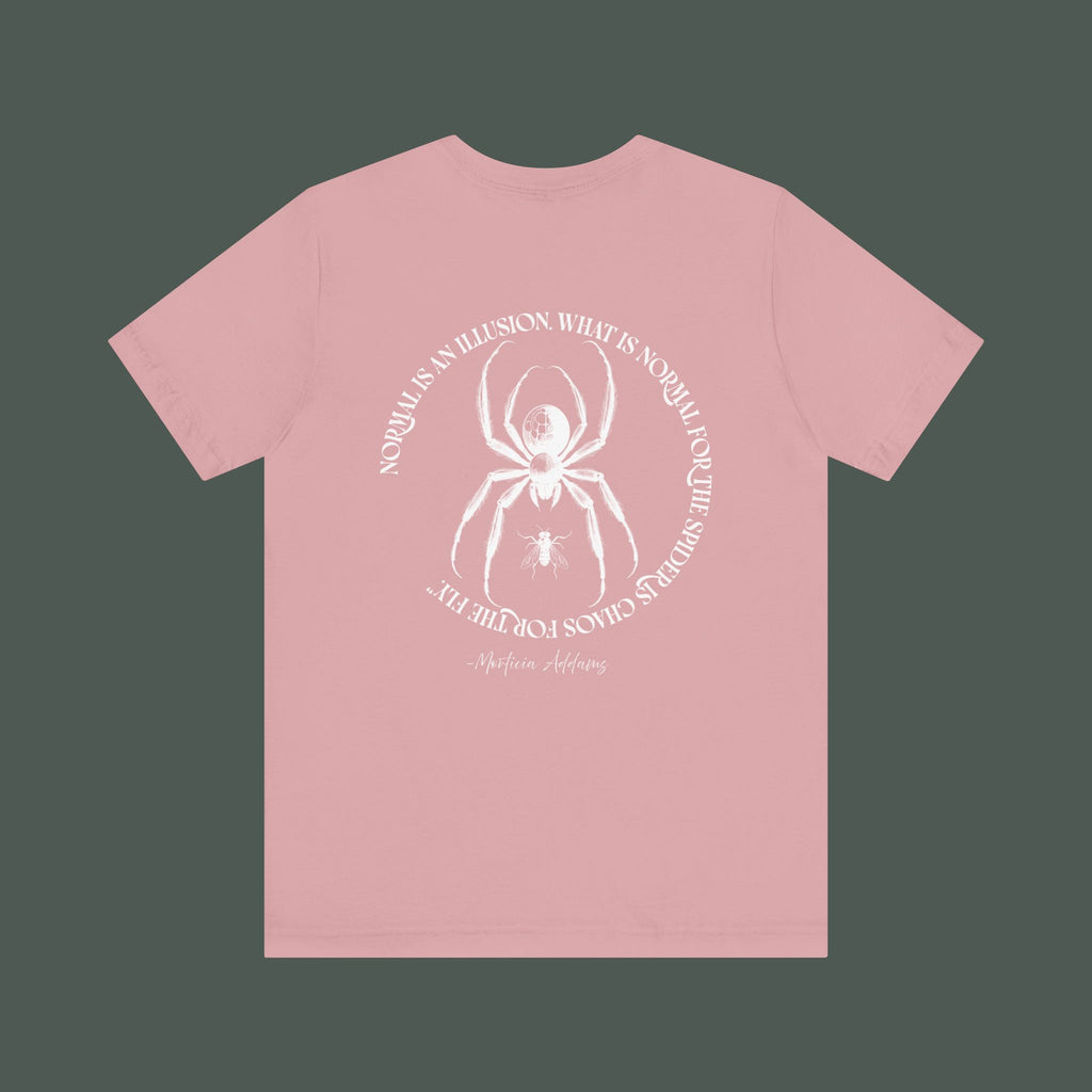 Spider Graphic Tee, Unique Unisex Shirt, Quirky Gift for Nature Lovers, Birthday and Halloween Apparel, Cool Casual Wear