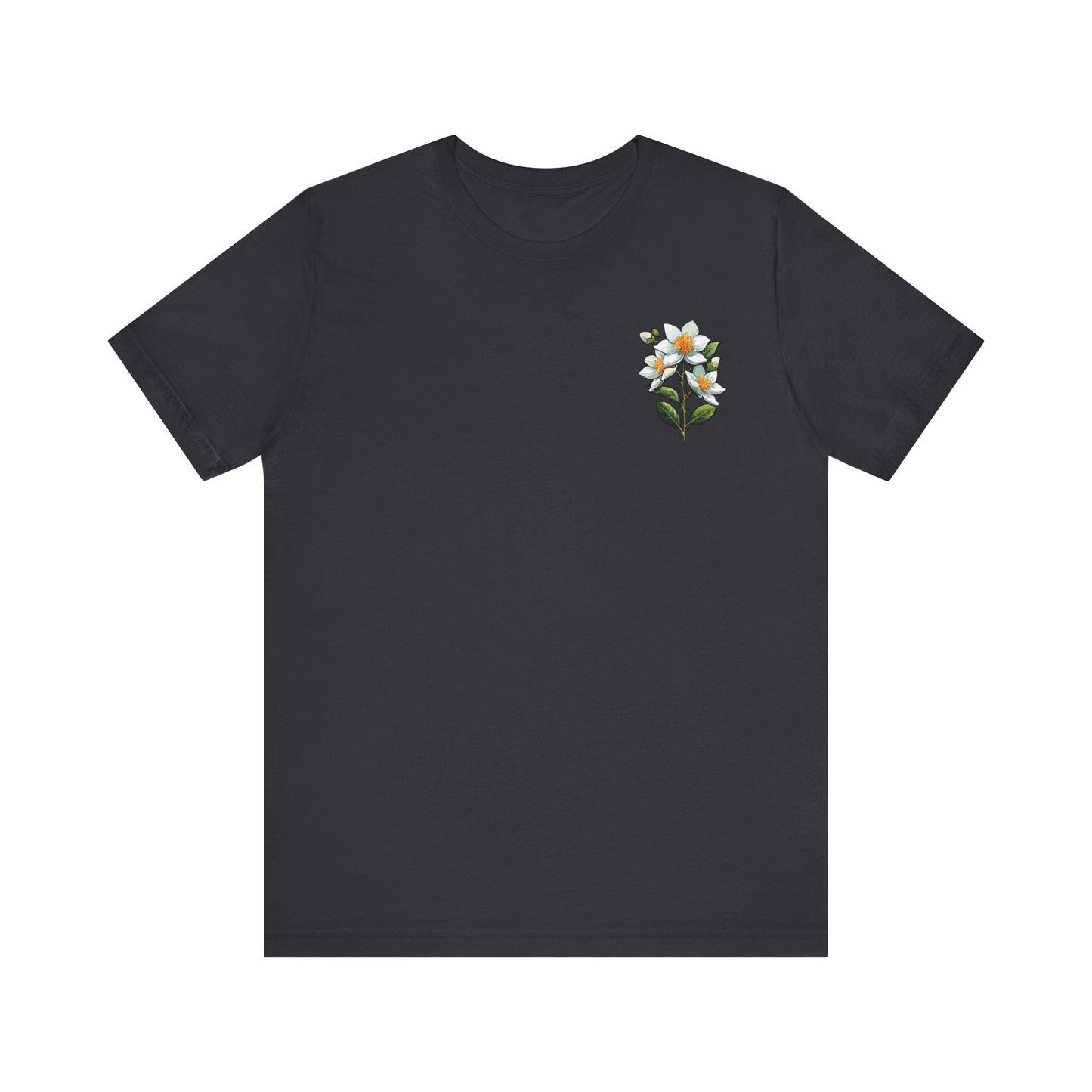 Floral Unisex Jersey Tee - 'La Spirituellement Officielle' Design