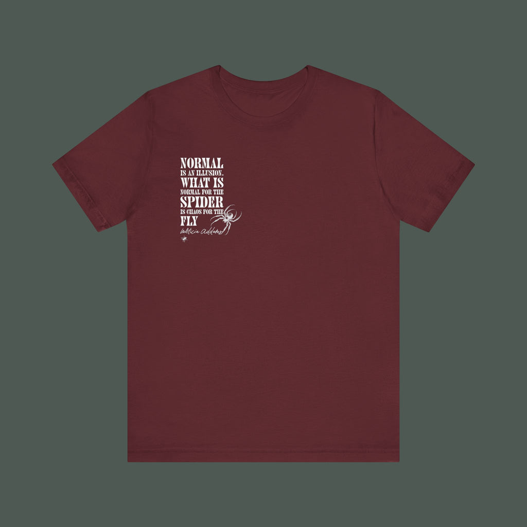 Spider Graphic Tee, Unique Unisex Shirt, Quirky Gift for Nature Lovers, Birthday and Halloween Apparel, Cool Casual Wear