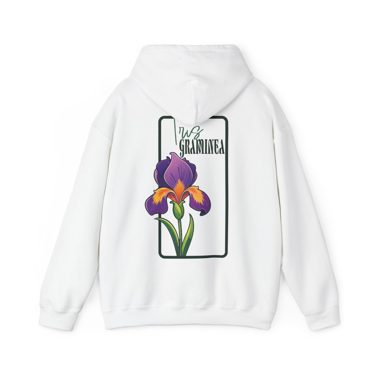 Floral Graphic Unisex Hoodie - 'Not Guaranteed' Iris Design