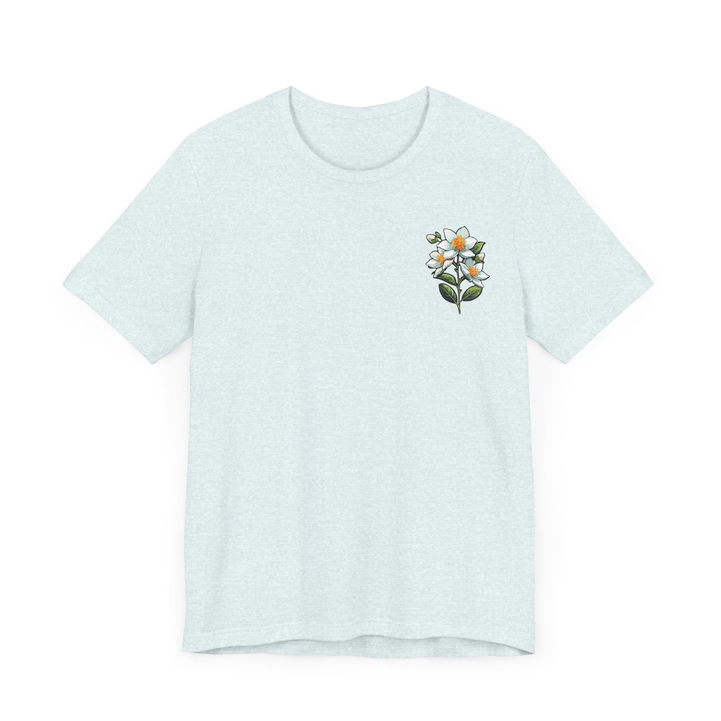 Floral Unisex Jersey Tee - 'La Spirituellement Officielle' Design