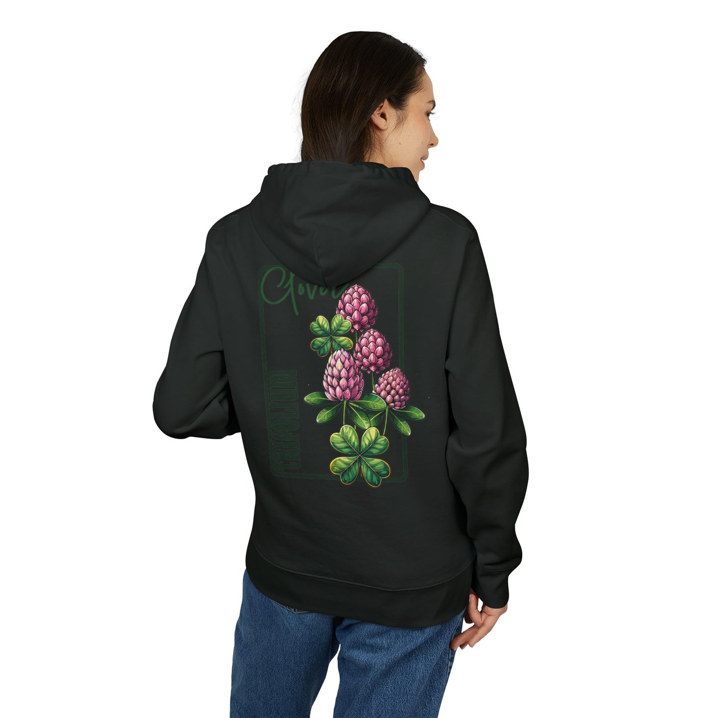 Floral Clover Design Hoodie for Nature Lovers "Clover"