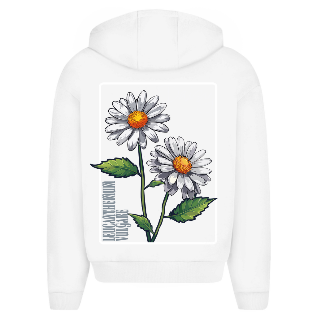 Herren Oversize Zipper Hoodie Daisy