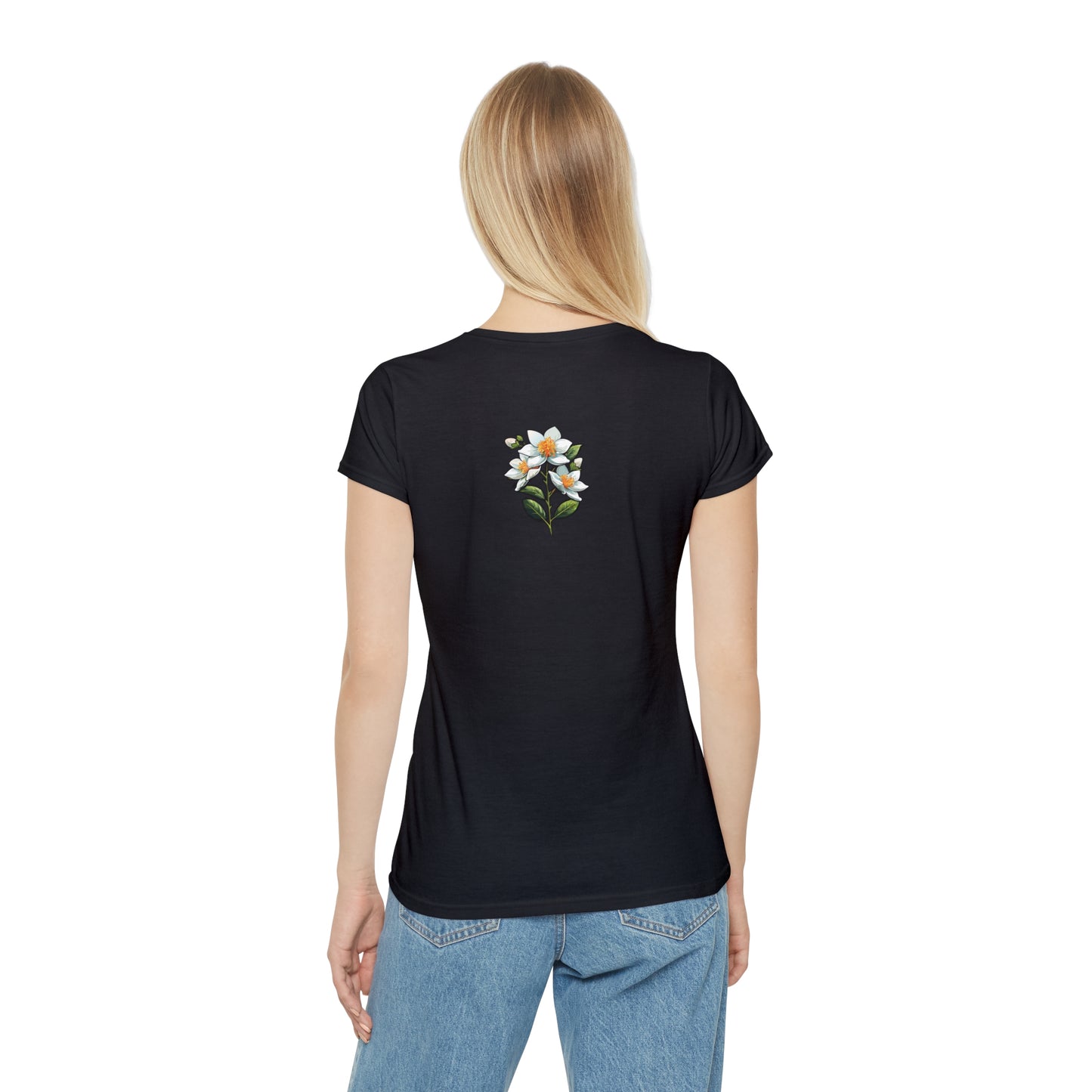 Floral Women's Iconic T-Shirt - Elegant Floral Design for Everyday Wear