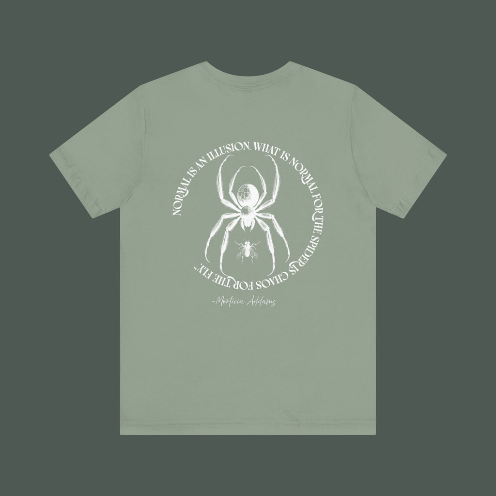 Spider Graphic Tee, Unique Unisex Shirt, Quirky Gift for Nature Lovers, Birthday and Halloween Apparel, Cool Casual Wear
