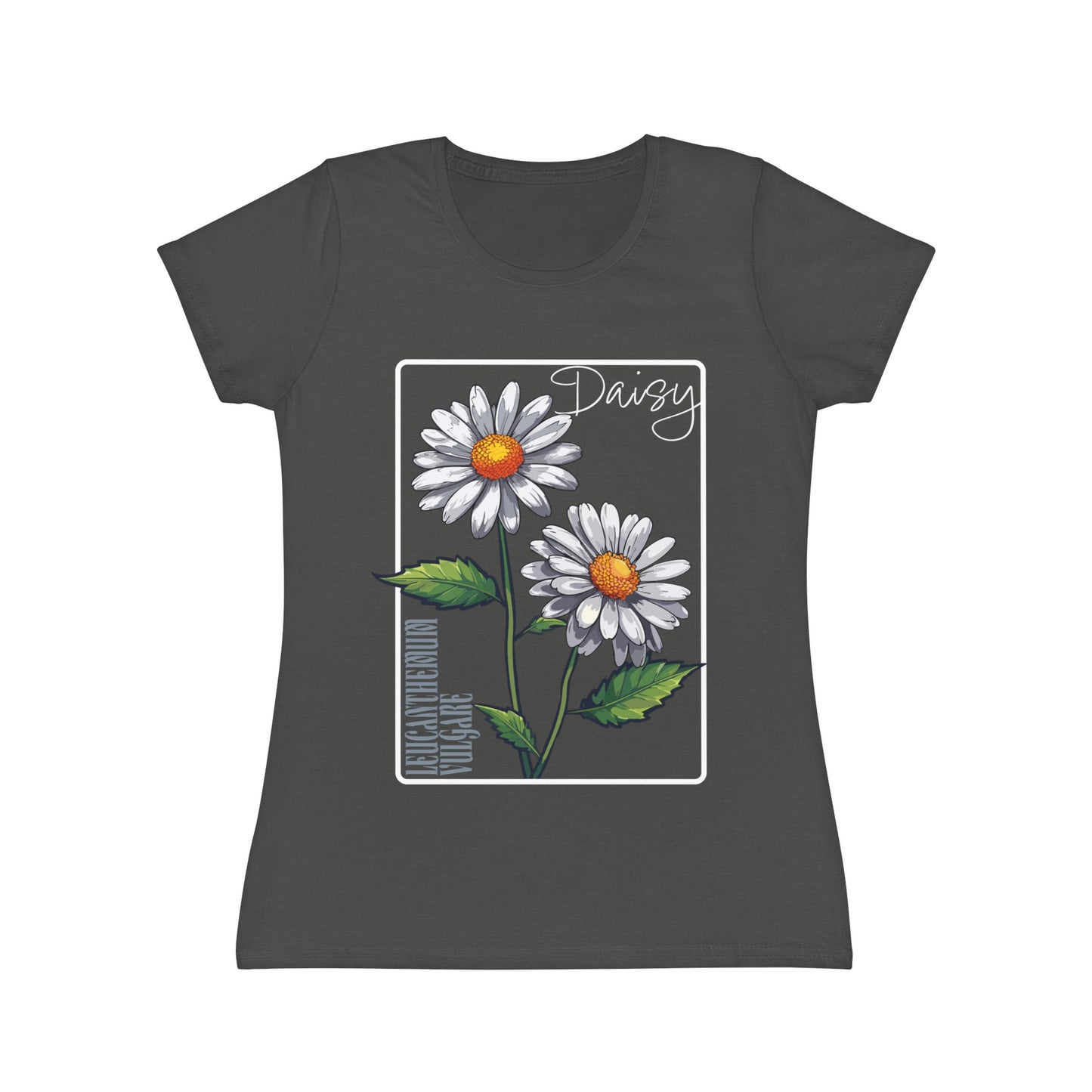 Damen-T-Shirt mit Gänseblümchen-Print – Ikonisches Design für lässigen Stil und den Alltag