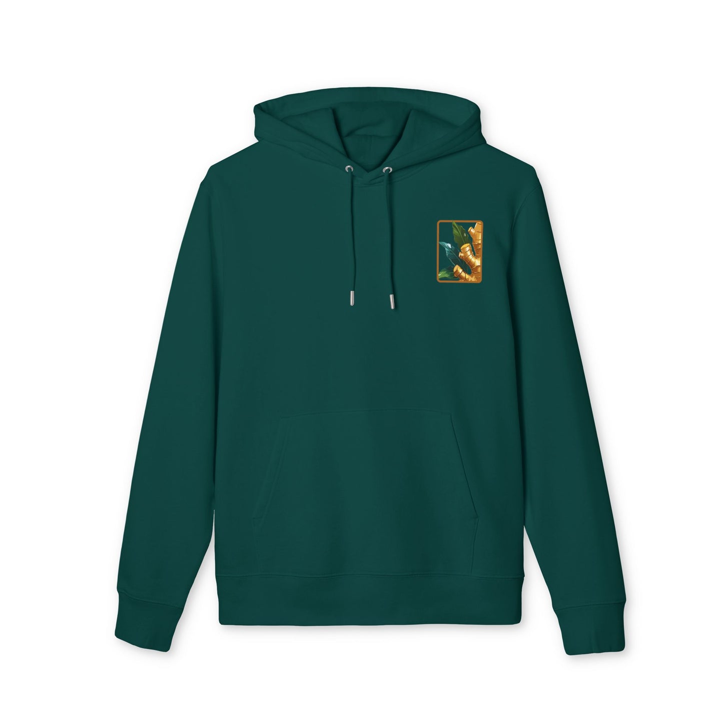 Ginger-Inspired Unisex Cruiser Hoodie - Botanical Art Design "Ginger"