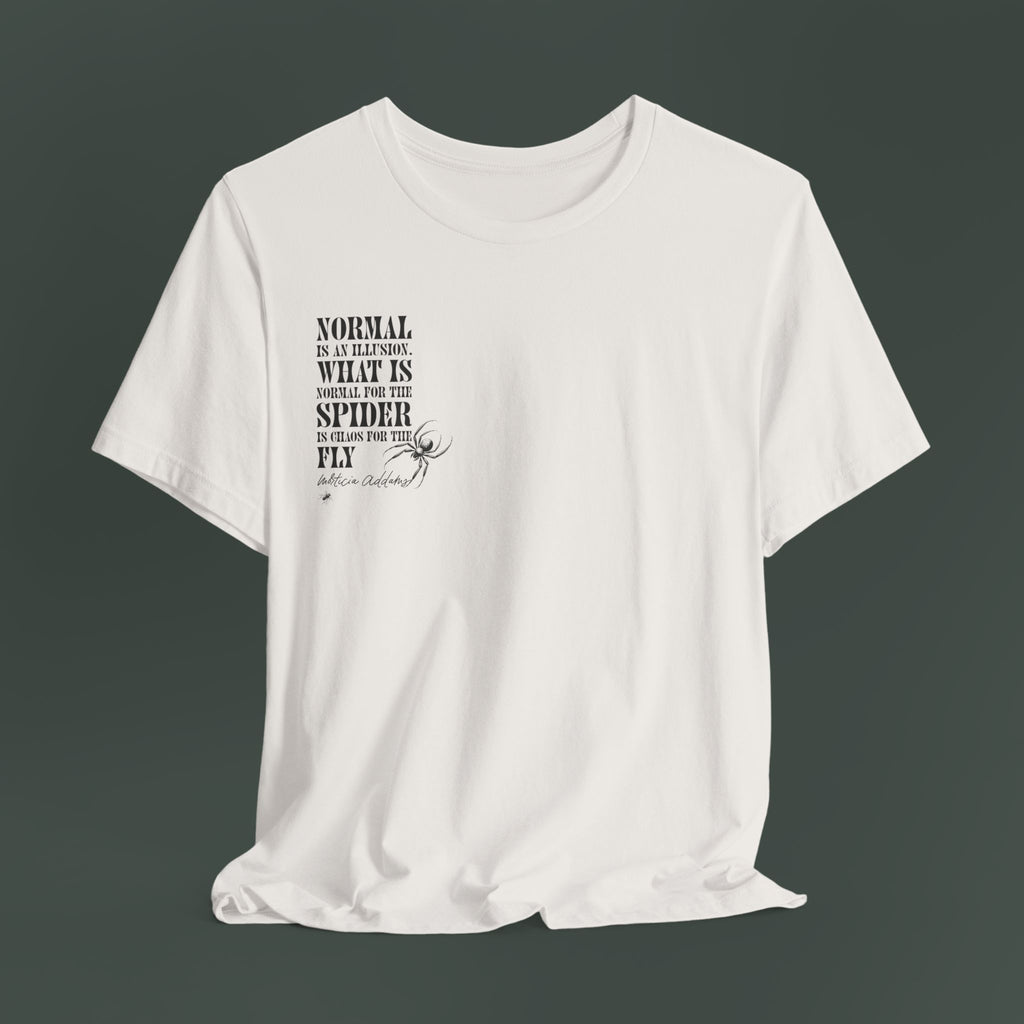 Spider Graphic Tee, Unique Unisex Shirt, Quirky Gift for Nature Lovers, Birthday and Halloween Apparel, Cool Casual Wear