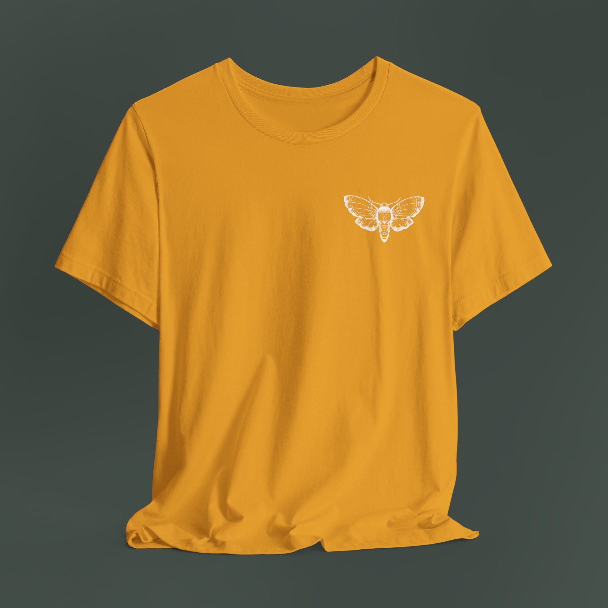 Artistic Moth Graphic Tee, Casual Unisex T-Shirt for Nature Lovers, Unique Gift for Birthdays, Festivals, and Everyday Wear