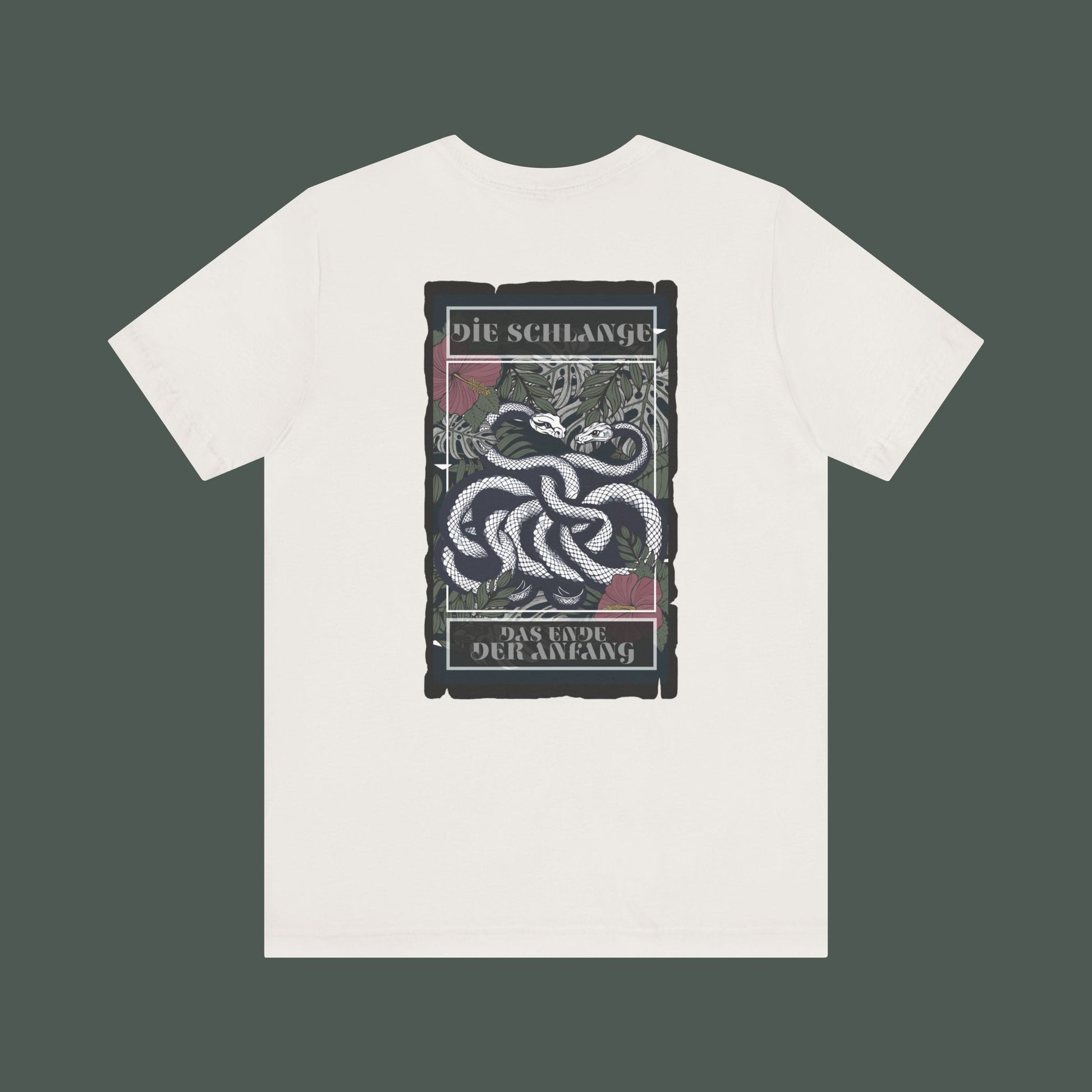 Unisex Graphic Tee, Artistic Snake Print T-Shirt, Cool Gift for Trendsetters, Casual Wear, Unique Fashion Style, Summer Essential