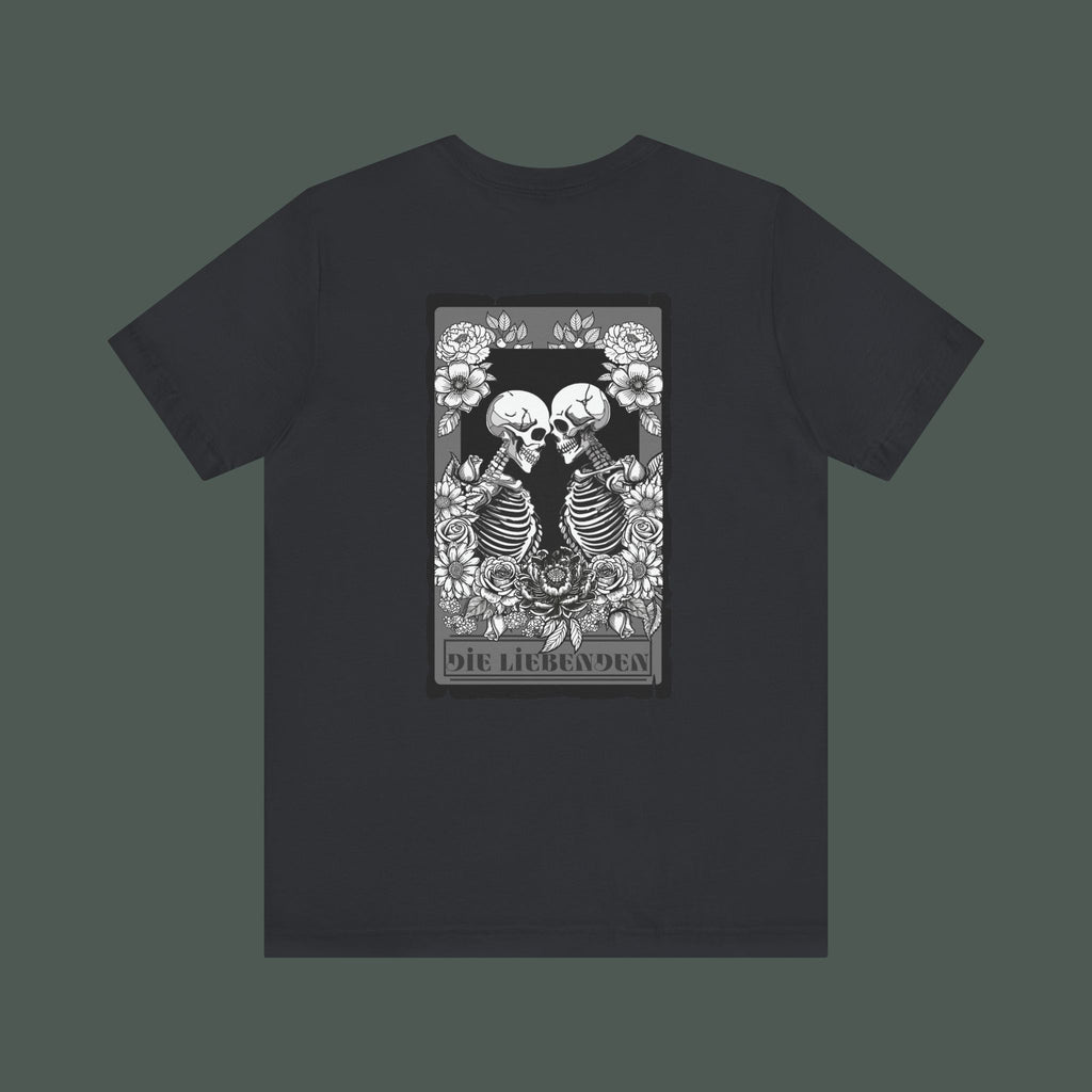 High-Quality Graphic Tee, Skeletons, Casual Wear, Halloween Shirt, Gift for Him/Her, Everyday Comfort
