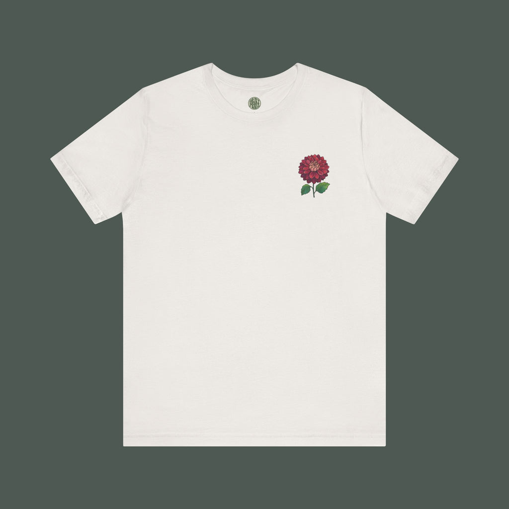Floral Design T-Shirt for Nature Lovers, Botanical Tee, Gift for Gardeners, Spring Fashion, Cute Graphic Tee, Birthday Gift