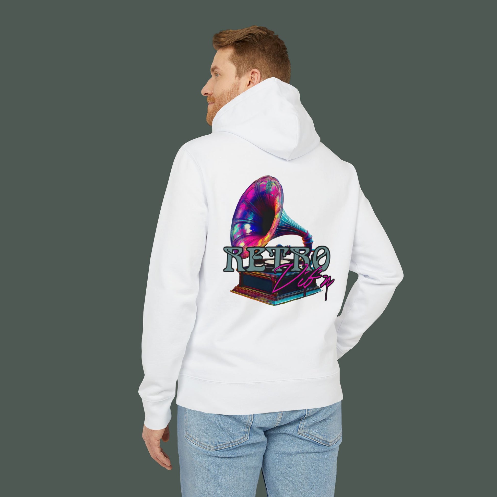 Retro Style Unisex Hoodie, Cozy Streetwear, Perfect for Gifting, Casual Wear, Music Lovers, Cool Vibes