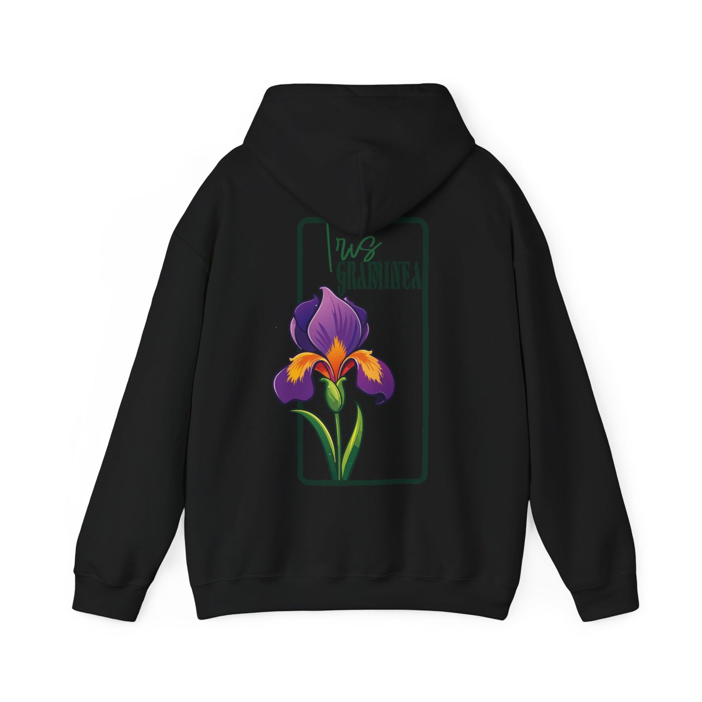 Floral Graphic Unisex Hoodie - 'Not Guaranteed' Iris Design