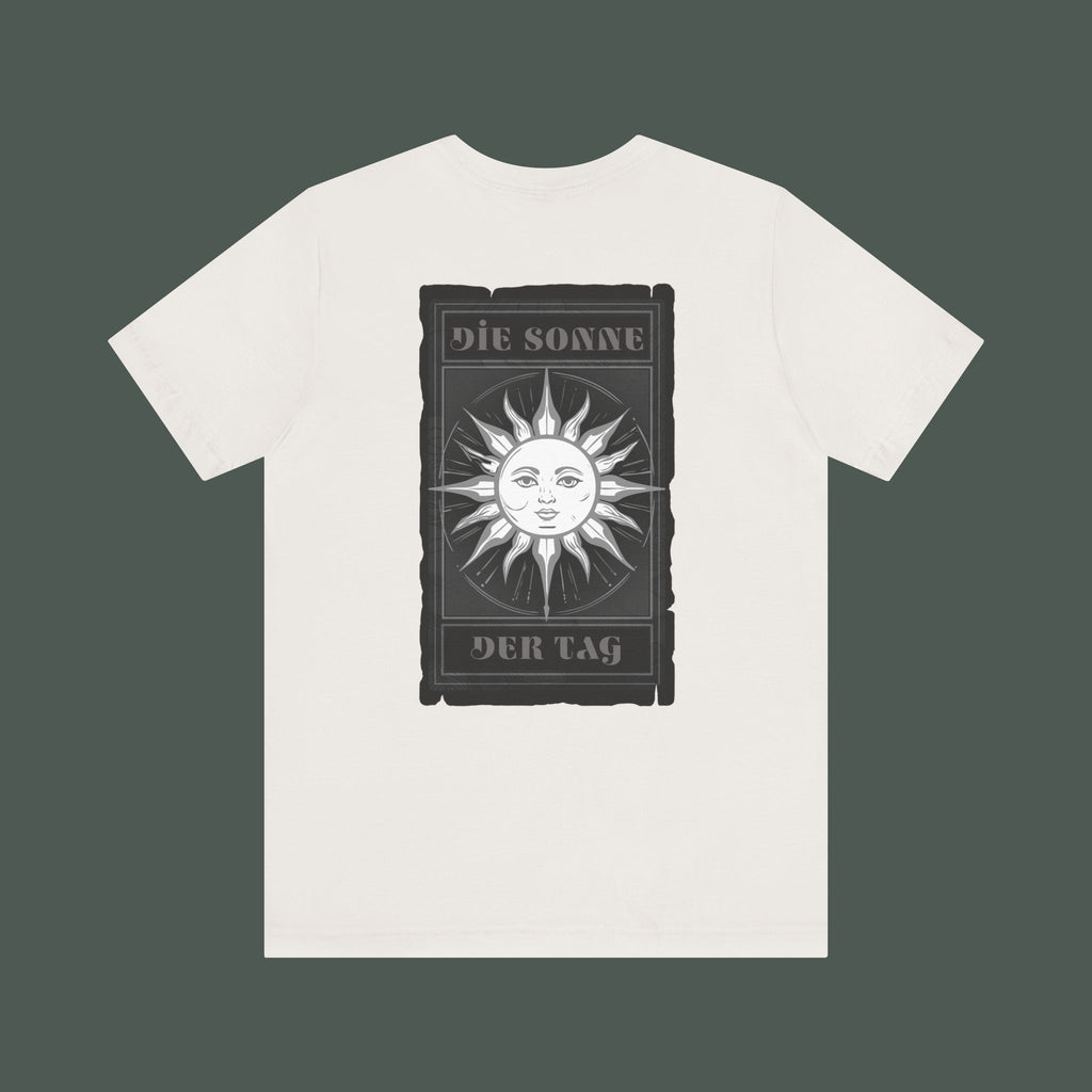 Radiant Sun Graphic Tee, Unisex T-Shirt, Boho Style Apparel, Gift for Sun Lovers, Classic Casual Wear, Everyday Comfort Shirt