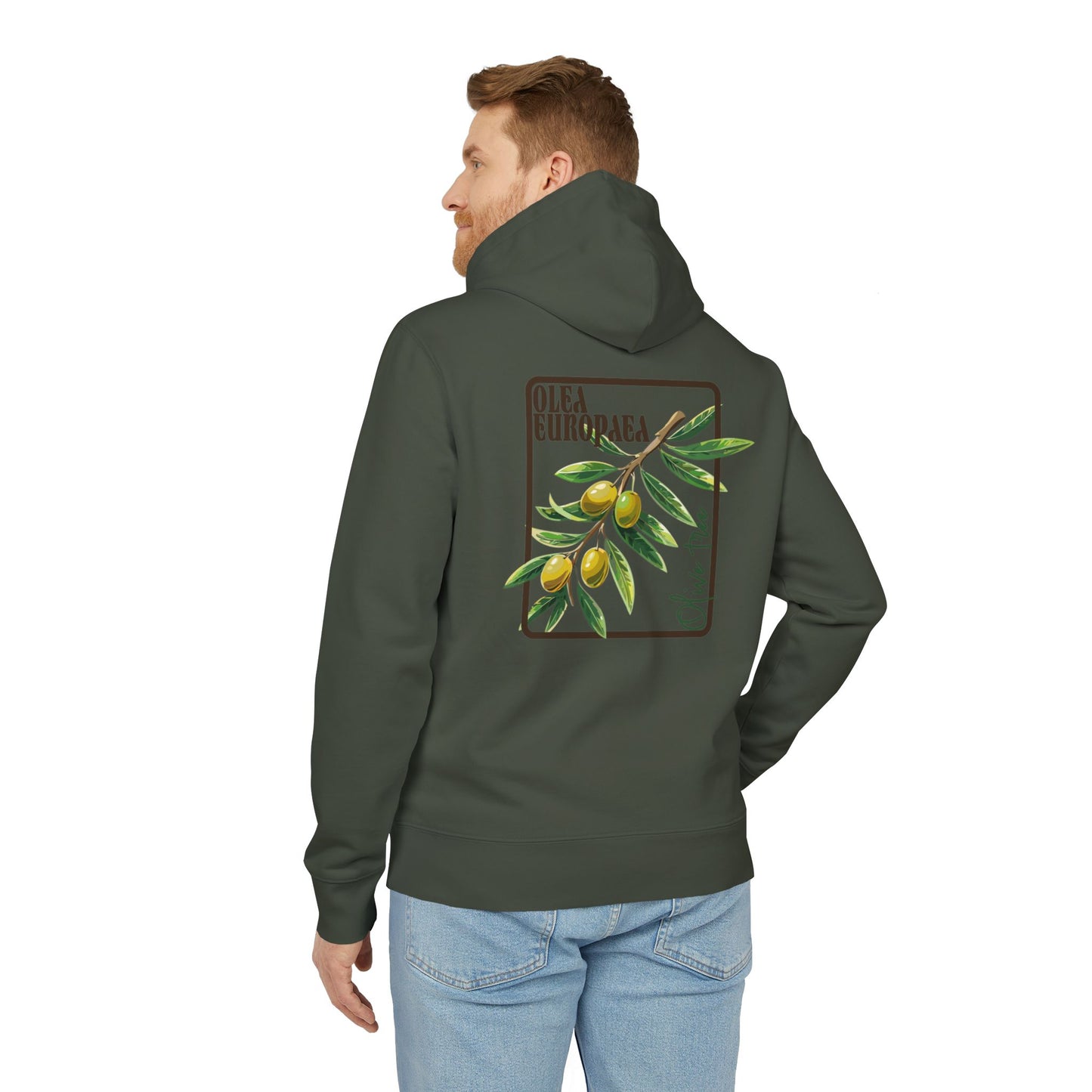 Olive Branch Unisex Hoodie - Cozy Nature-Inspired Apparel