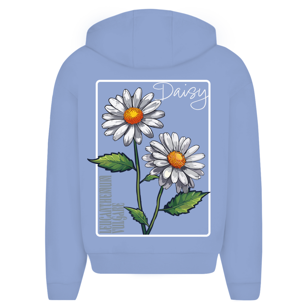 Herren Oversize Zipper Hoodie Daisy