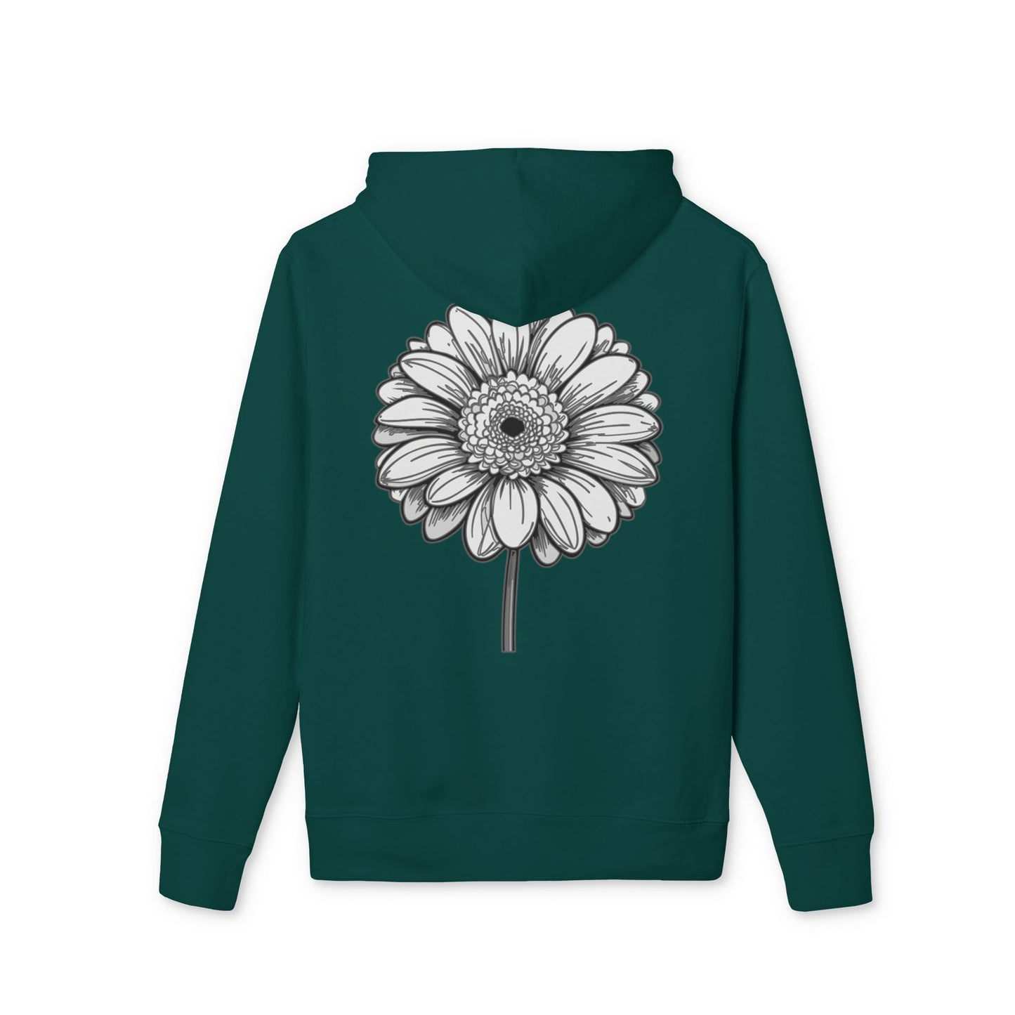 Groovy Flower Design Unisex Hoodie – Heavy Blend™ Sweatshirt for Casual Vibes