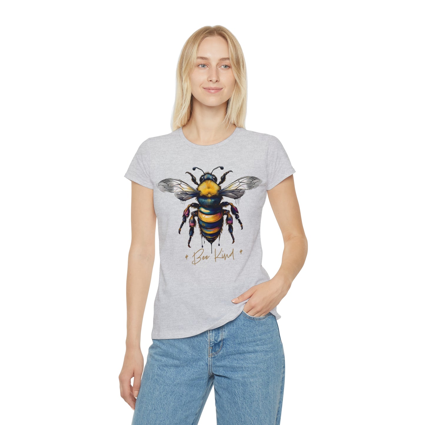 Bee Kind Iconic Women's T-Shirt - Positive Vibe Casual Tee