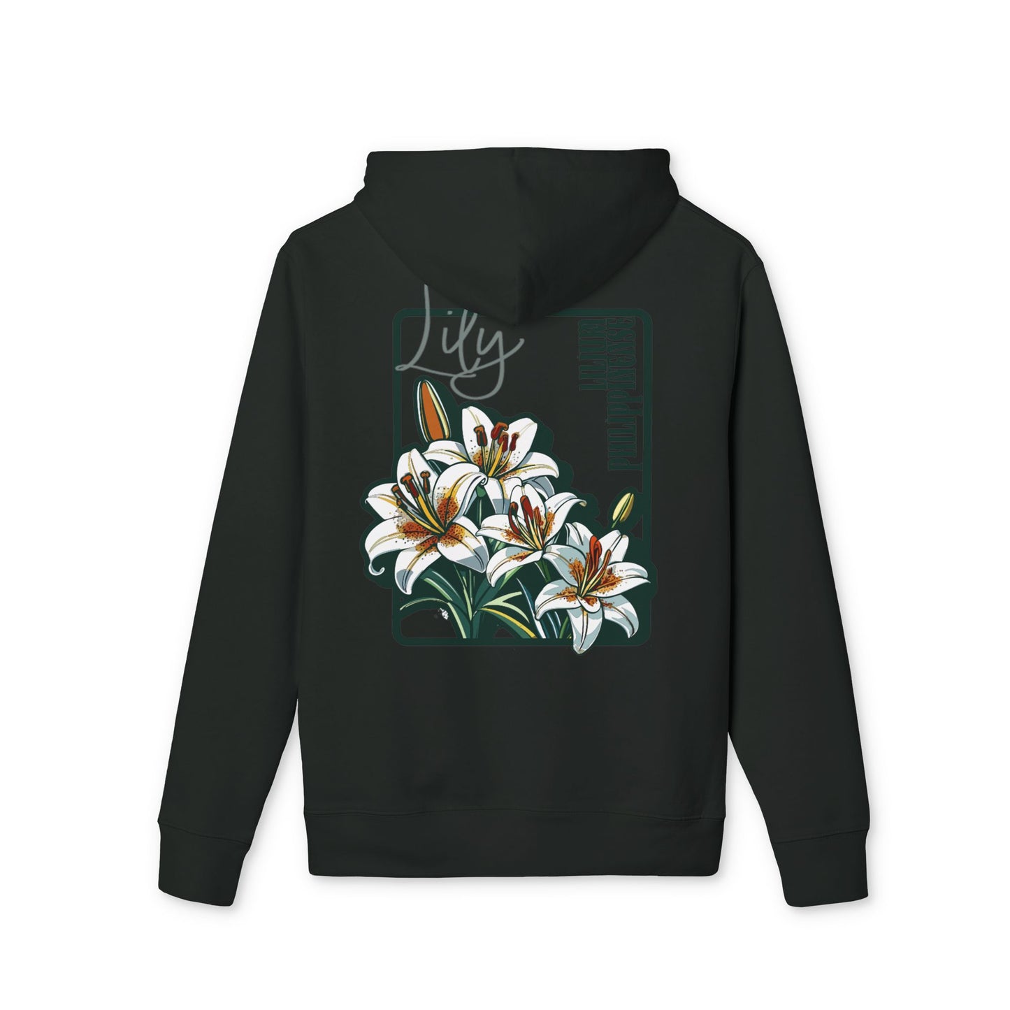 Floral Unisex Hoodie - Striking Lily Design for Nature Lovers "Lily"