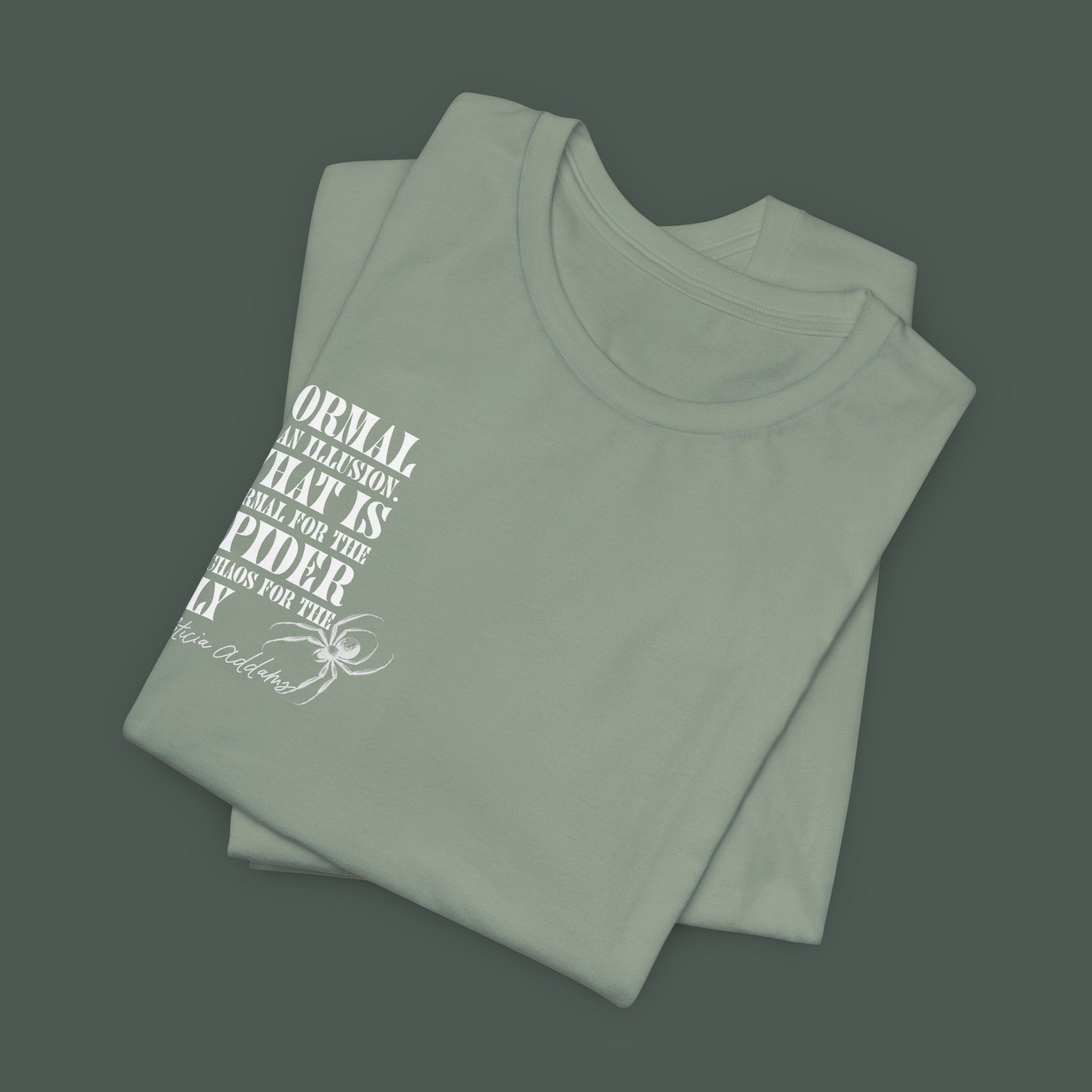 Spider Graphic Tee, Unique Unisex Shirt, Quirky Gift for Nature Lovers, Birthday and Halloween Apparel, Cool Casual Wear