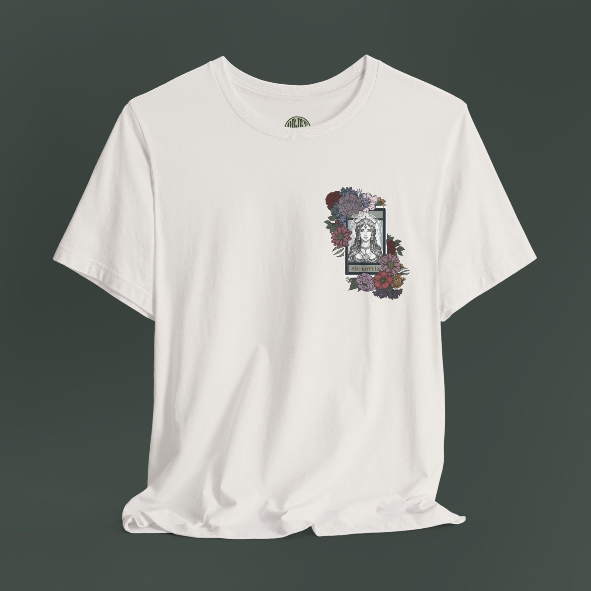 Floral Illustration Tee, Unisex Graphic T-Shirt, Bohemian Style Shirt, Gift for Her, Summer Fashion, Eco-Friendly Cotton Tee