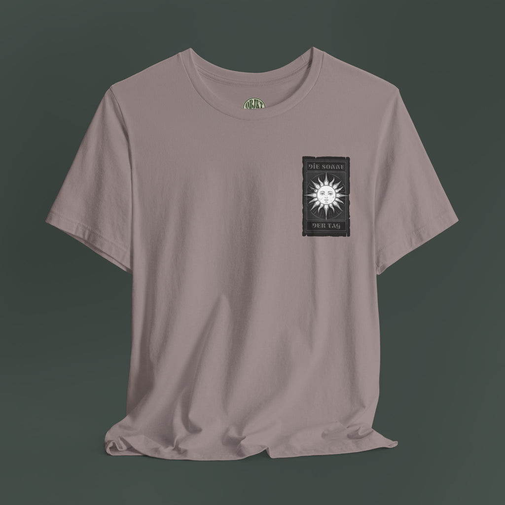 Radiant Sun Graphic Tee, Unisex T-Shirt, Boho Style Apparel, Gift for Sun Lovers, Classic Casual Wear, Everyday Comfort Shirt