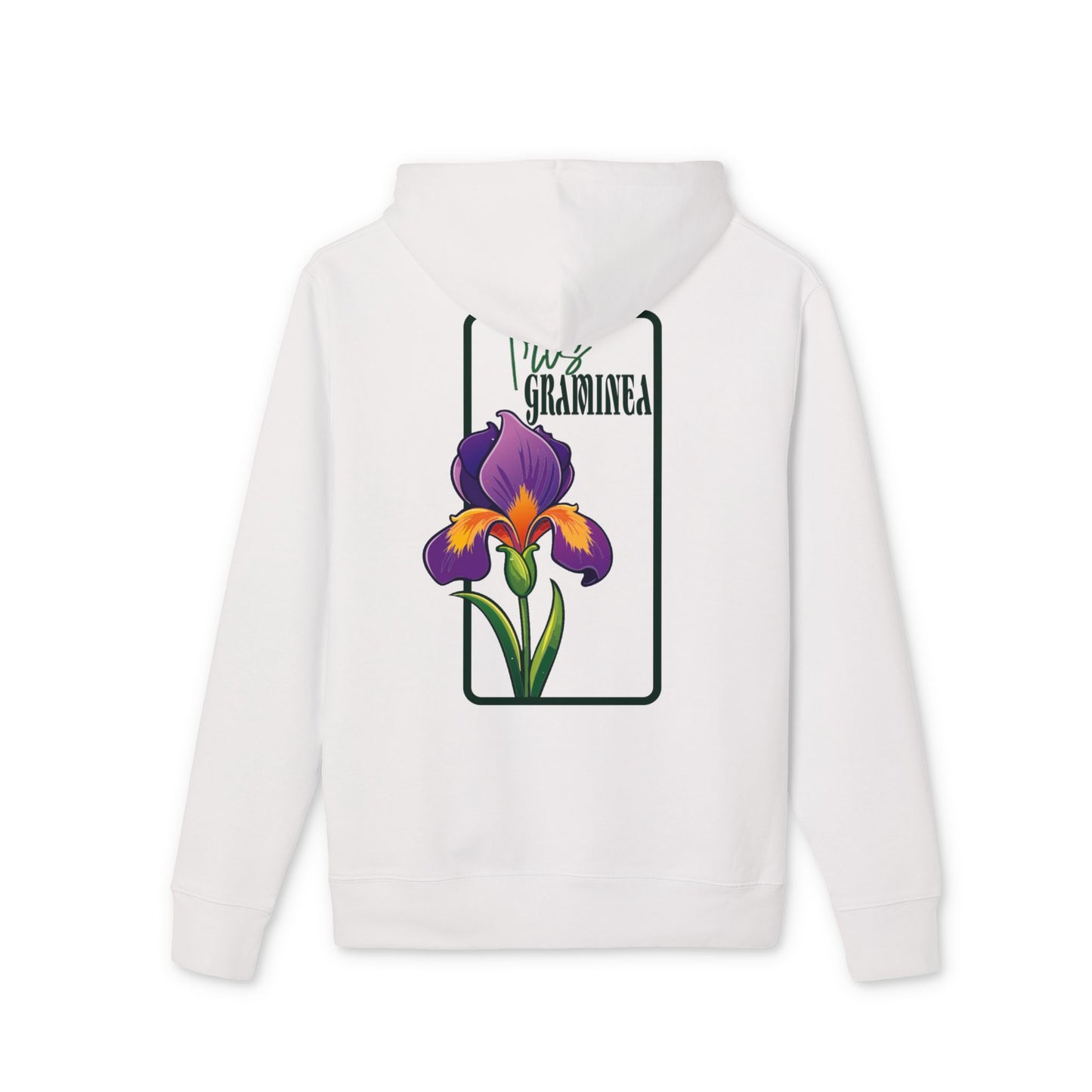 Floral Graphic Unisex Hoodie - Perfect for Spring Celebrations "Iris"